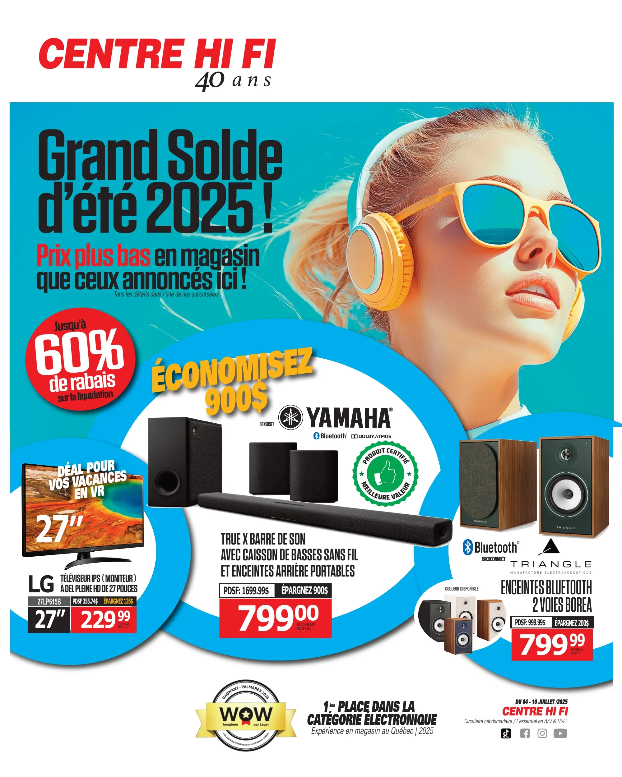 Circulaire Centre HI-FI
