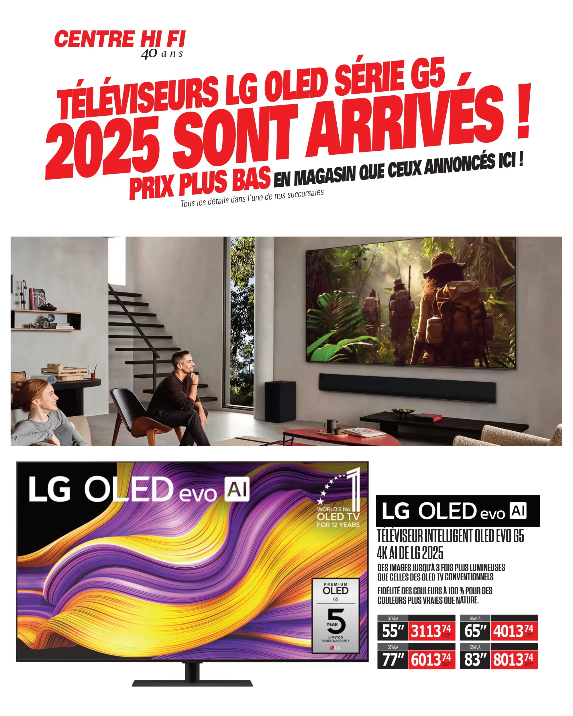 Circulaire Centre HI-FI