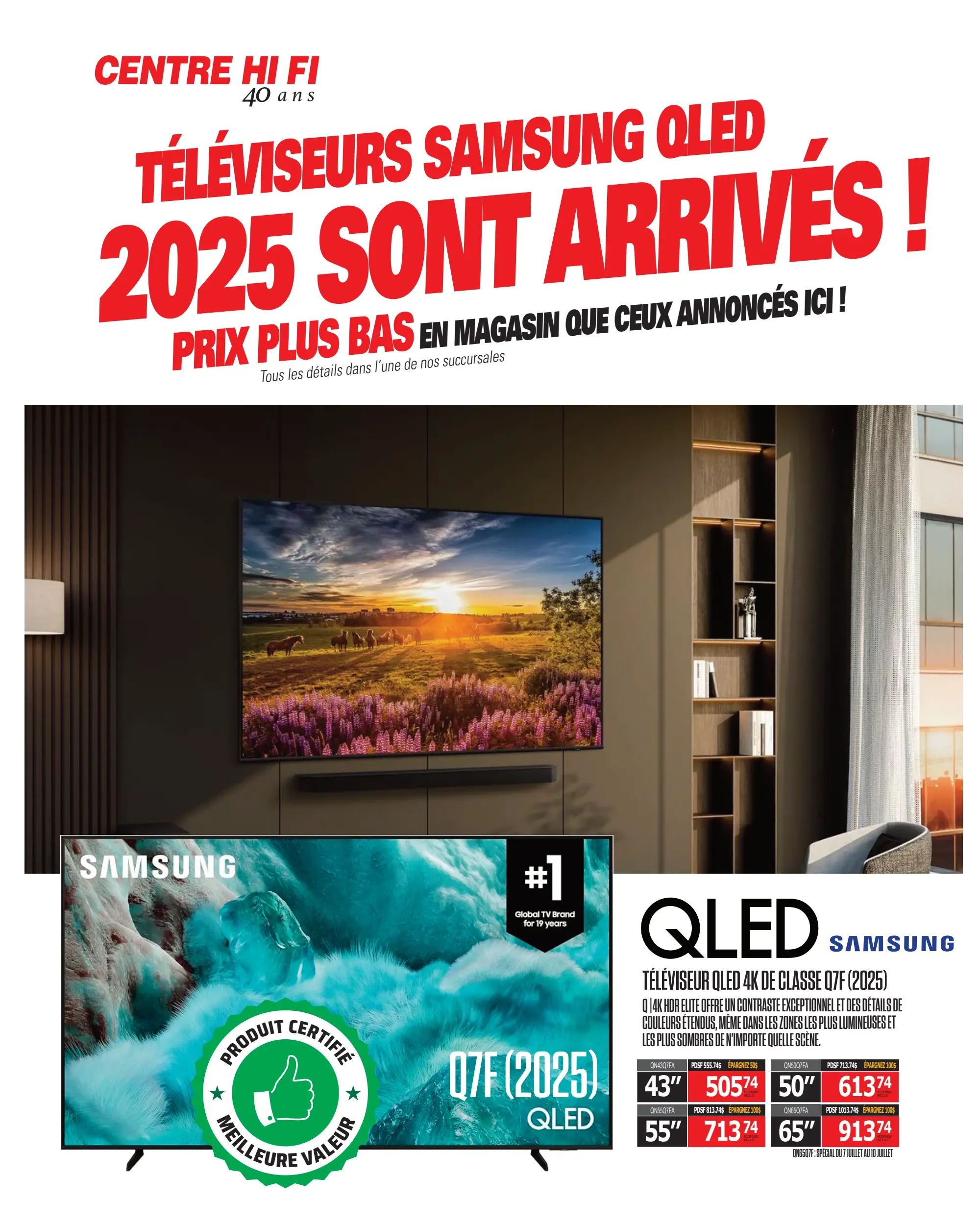Circulaire Centre HI-FI