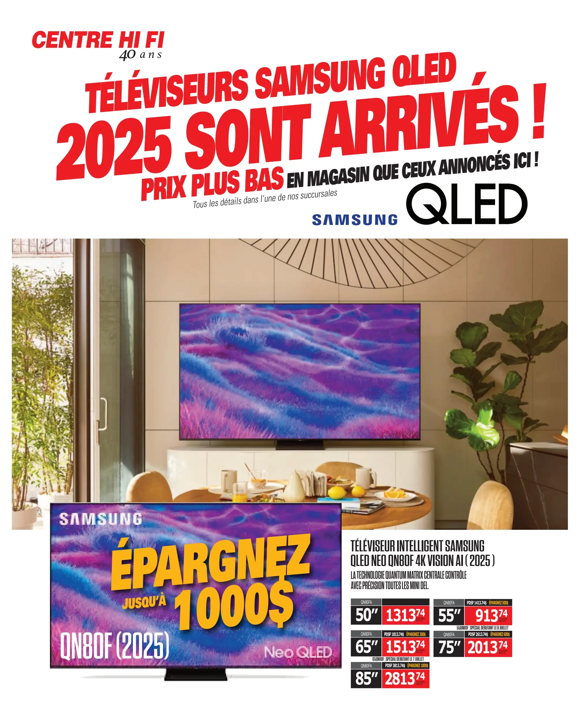 Circulaire Centre HI-FI