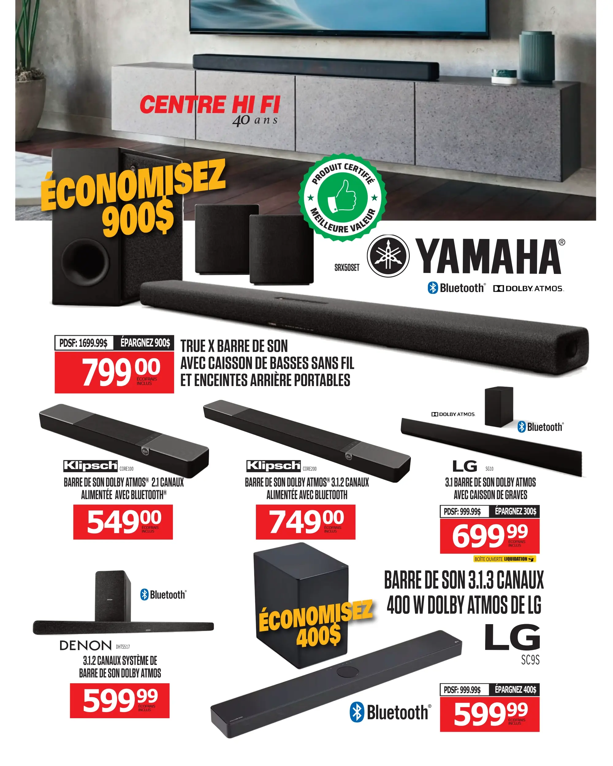 Circulaire Centre HI-FI