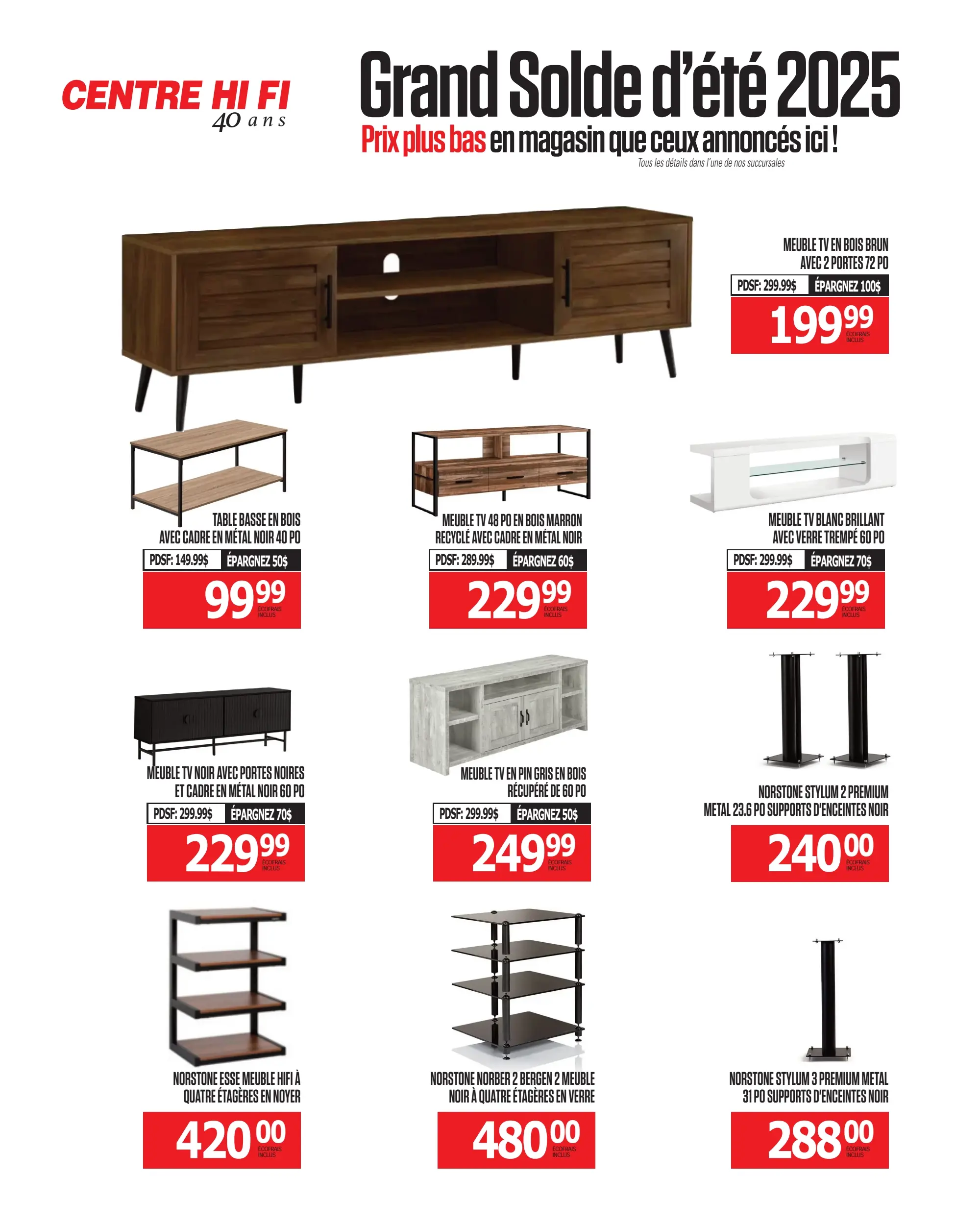 Circulaire Centre HI-FI