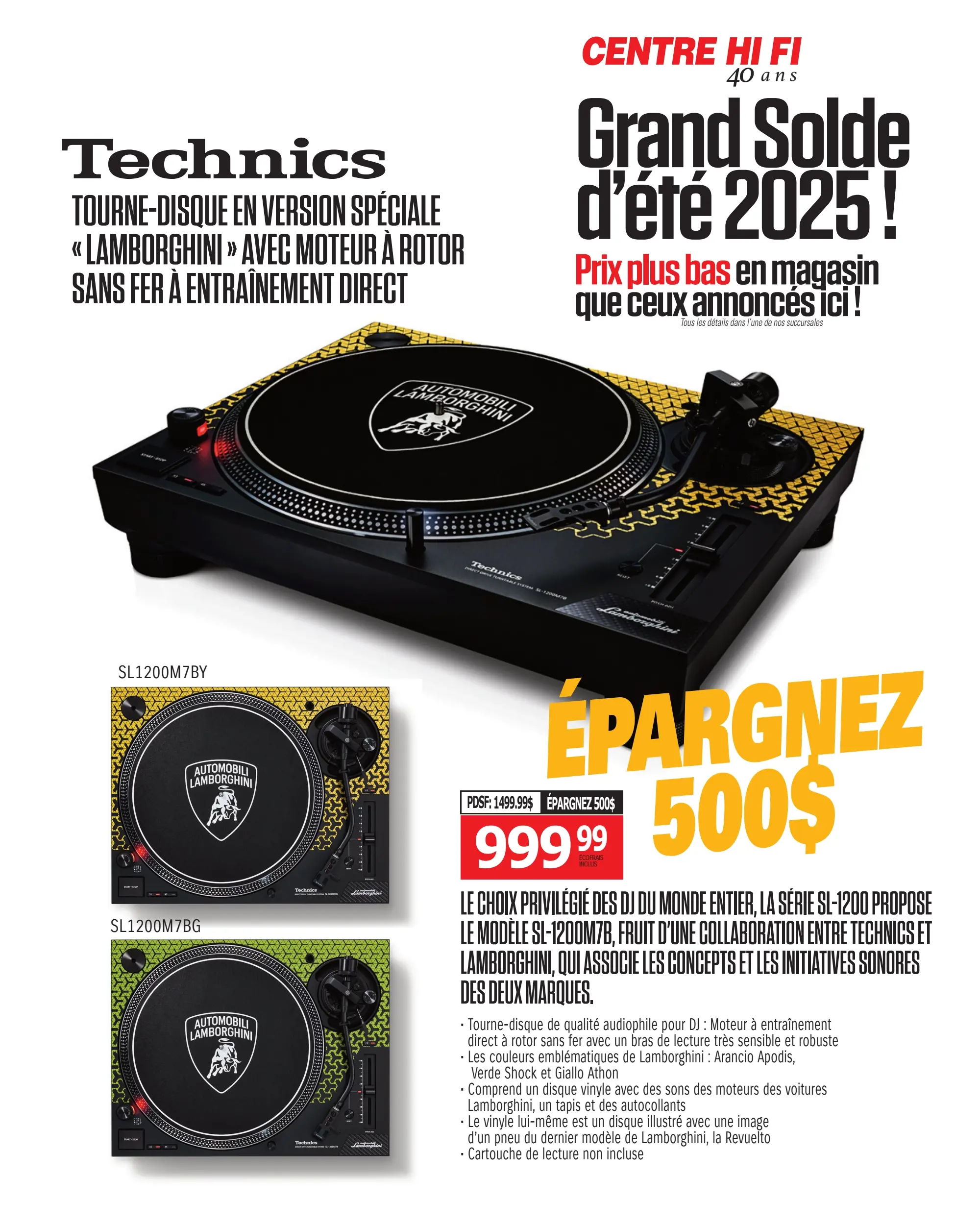 Circulaire Centre HI-FI