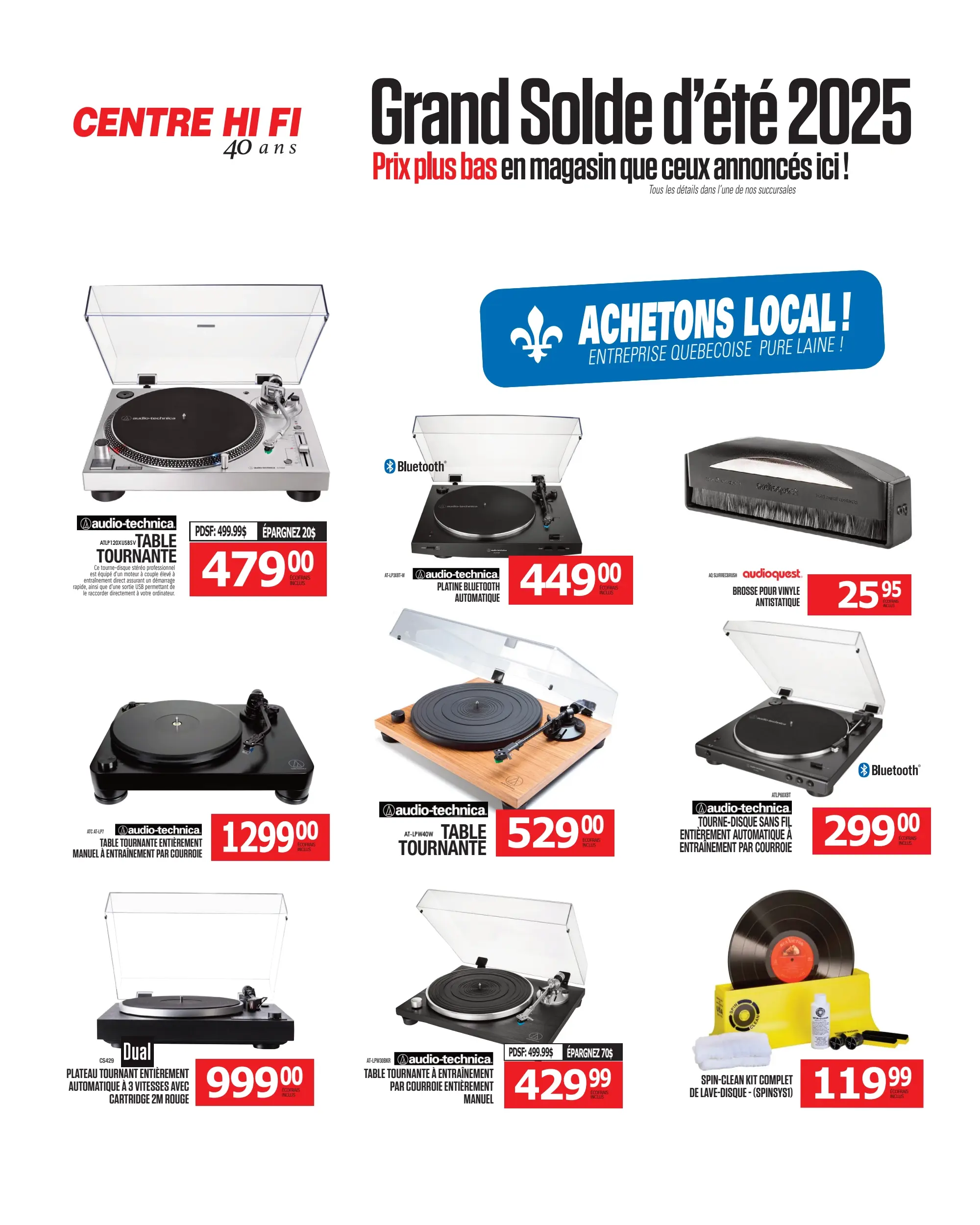 Circulaire Centre HI-FI
