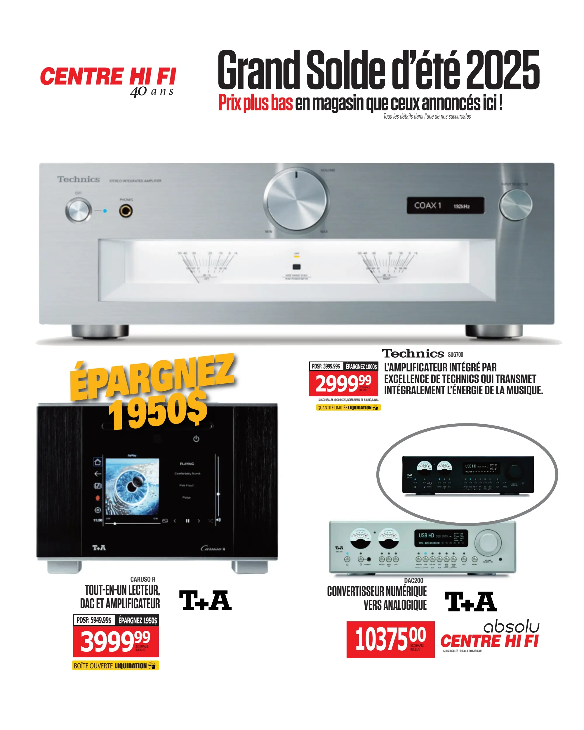 Circulaire Centre HI-FI