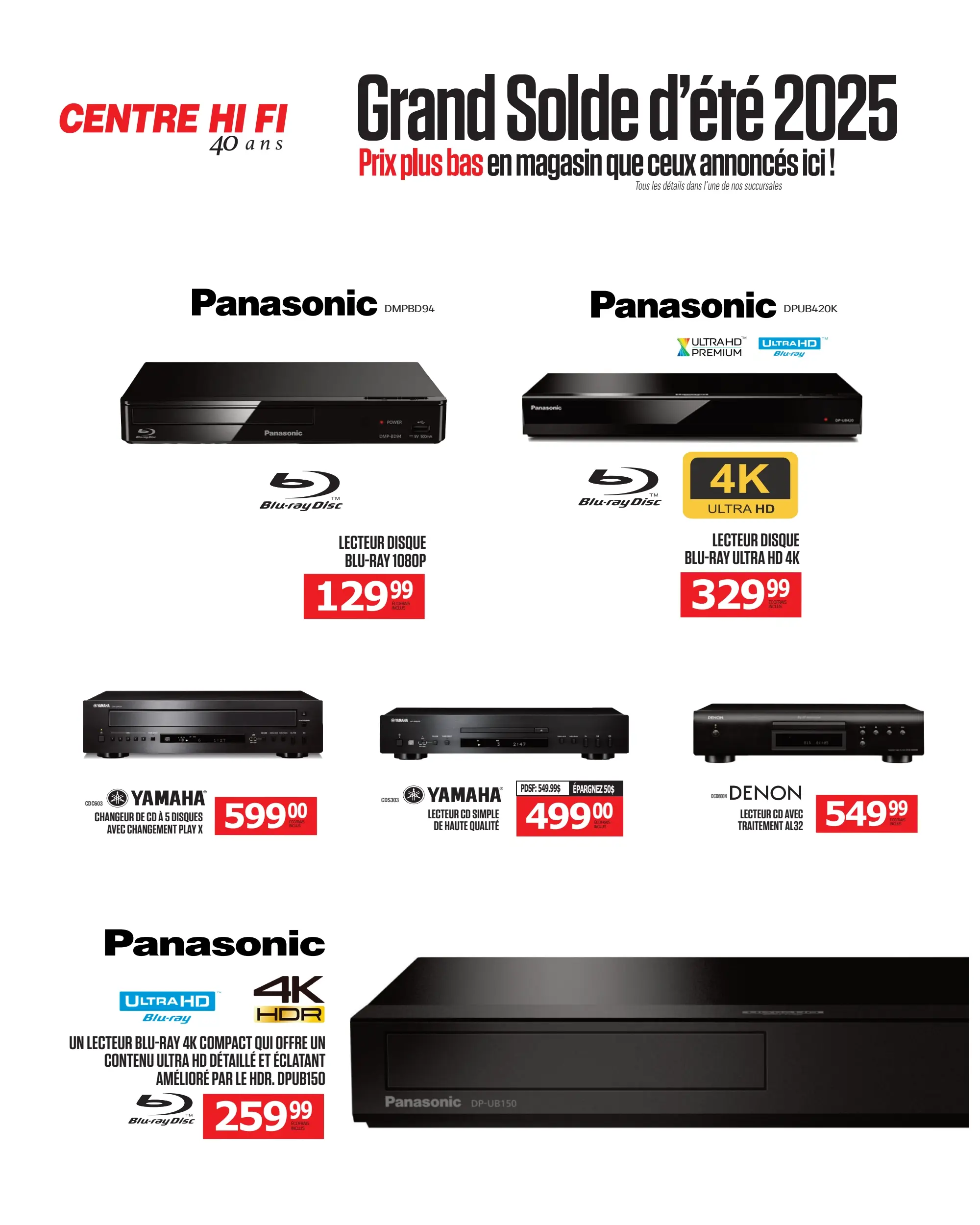 Circulaire Centre HI-FI