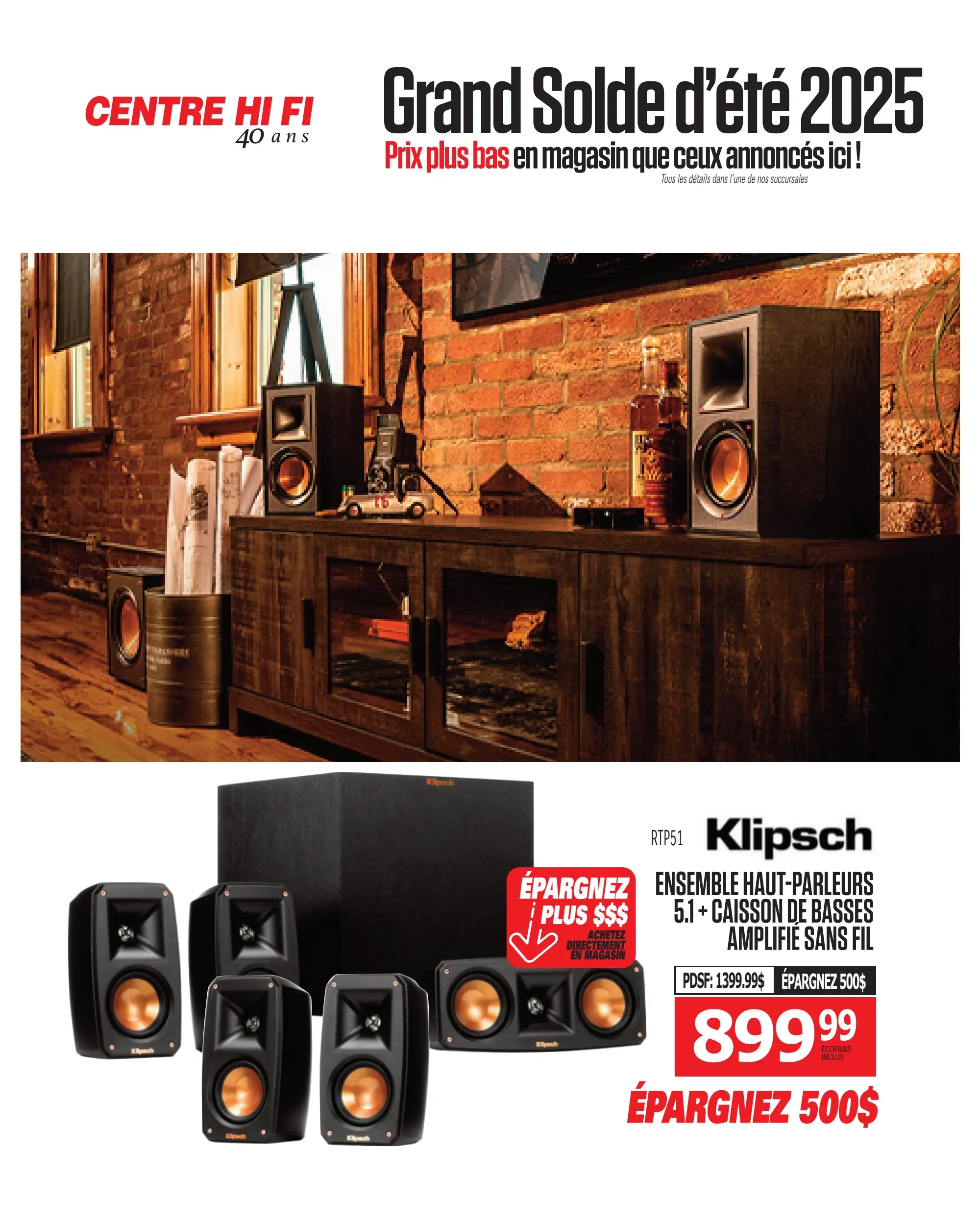 Circulaire Centre HI-FI