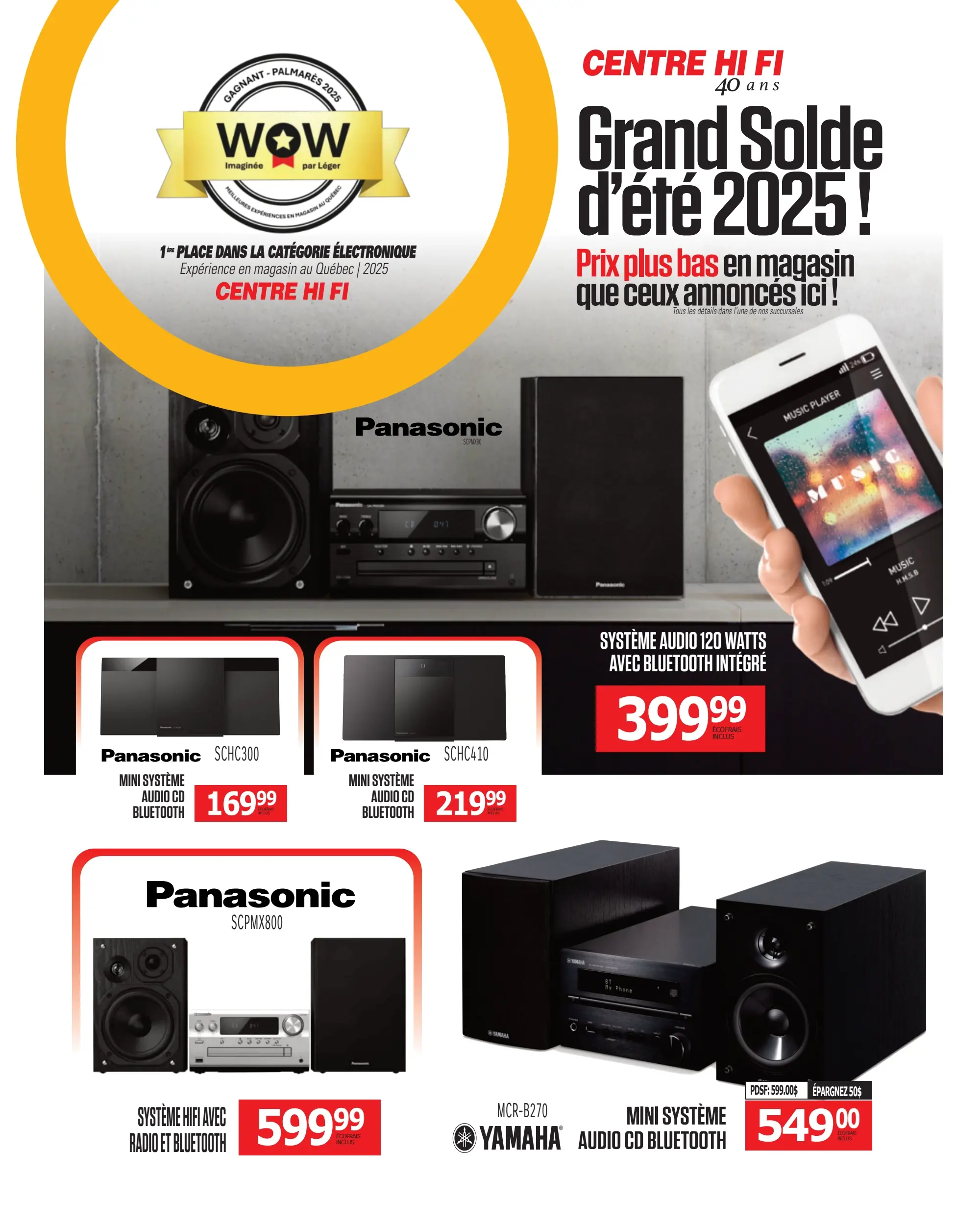 Circulaire Centre HI-FI