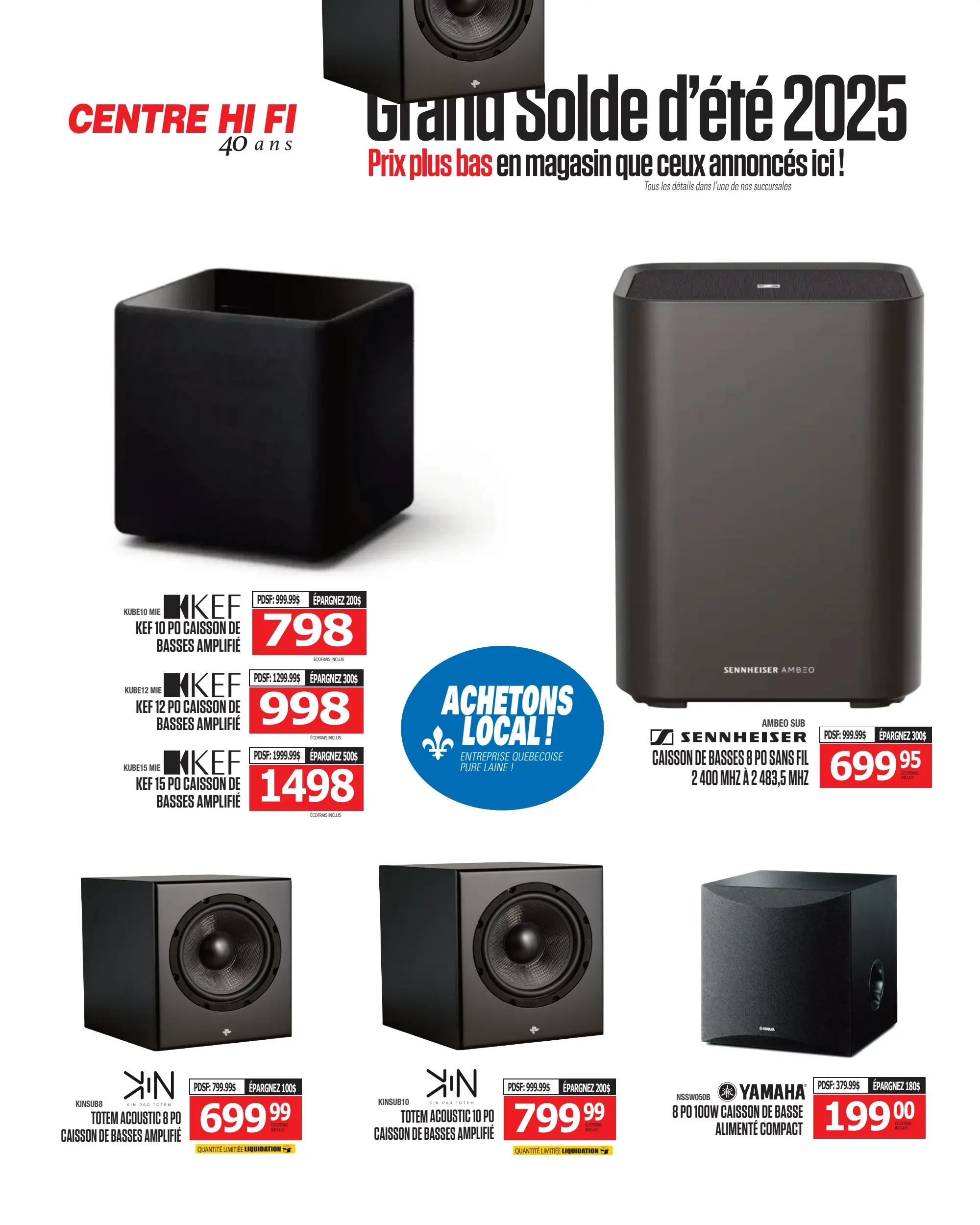 Circulaire Centre HI-FI