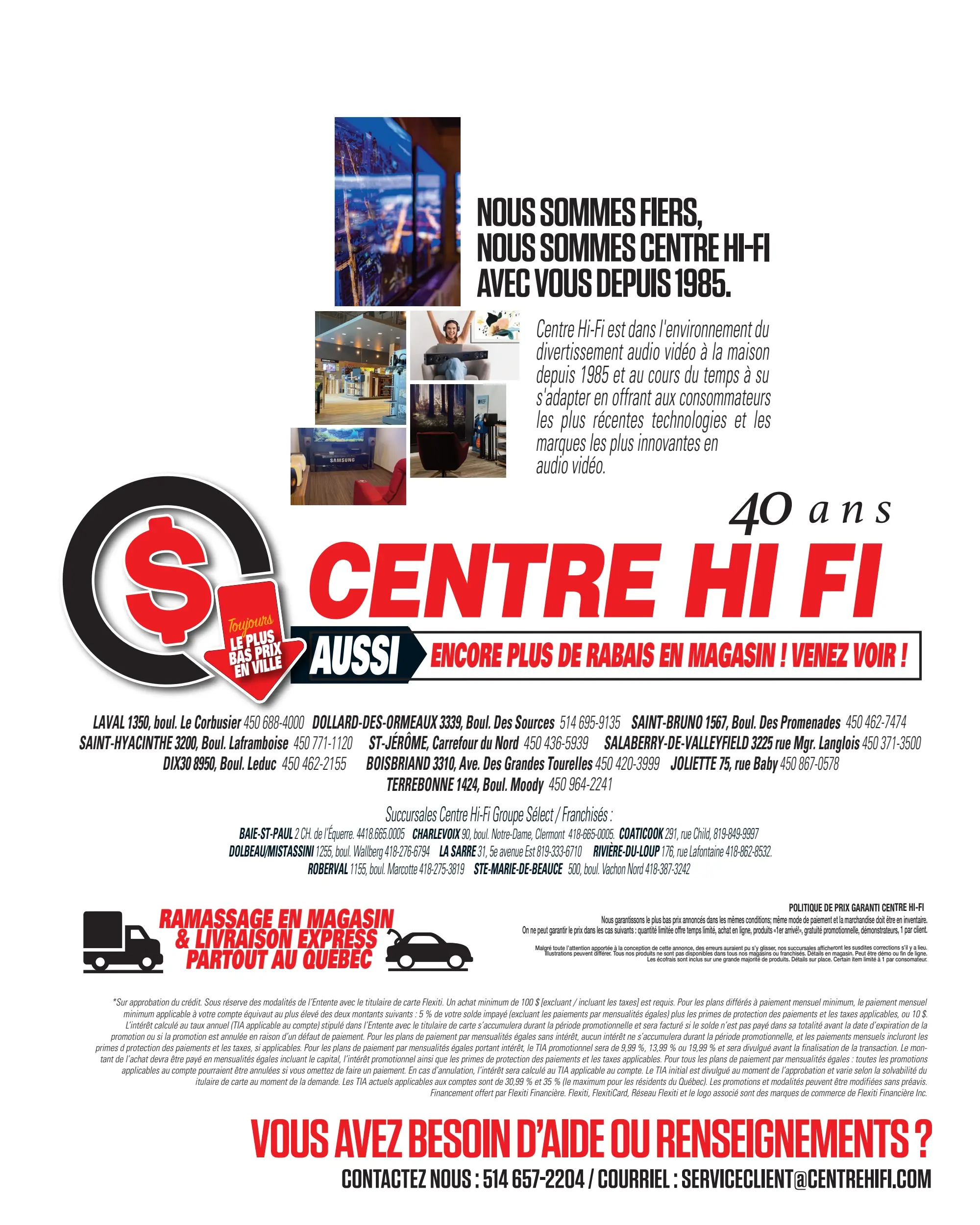 Circulaire Centre HI-FI