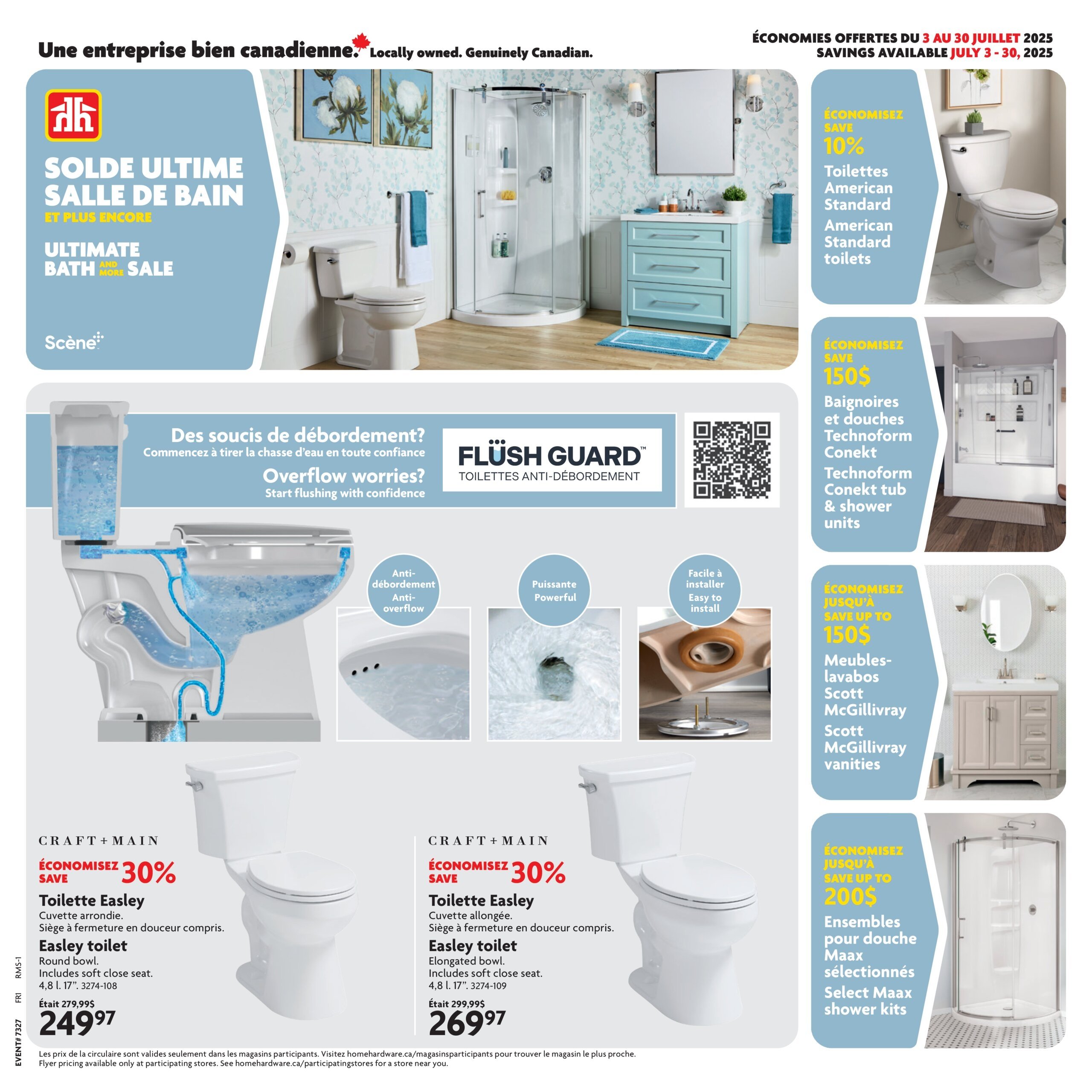 Circulaire Home Hardware - Solde ultime salle de bain