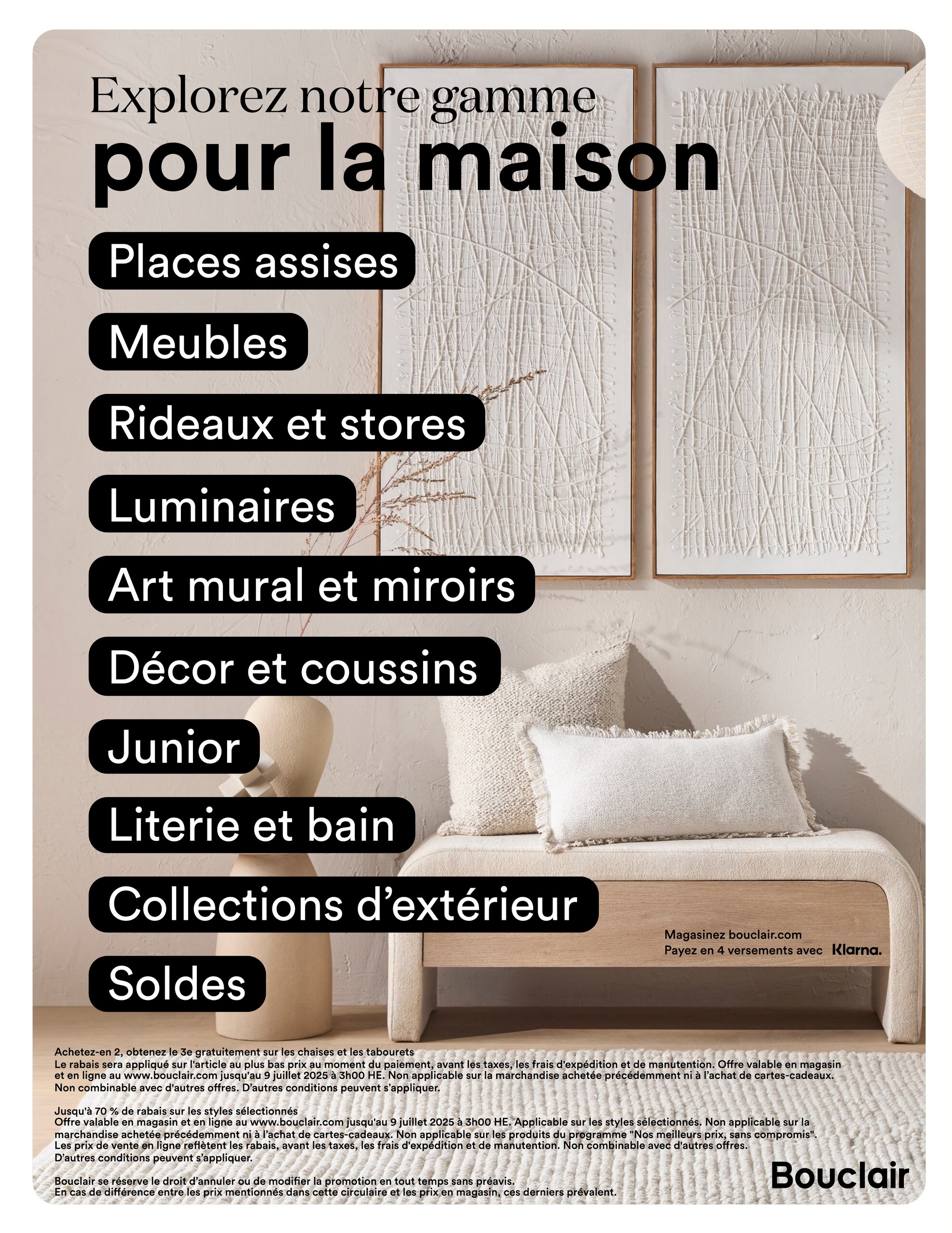 Circulaire Bouclair