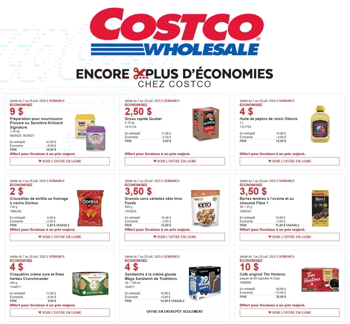 Rabais Costco