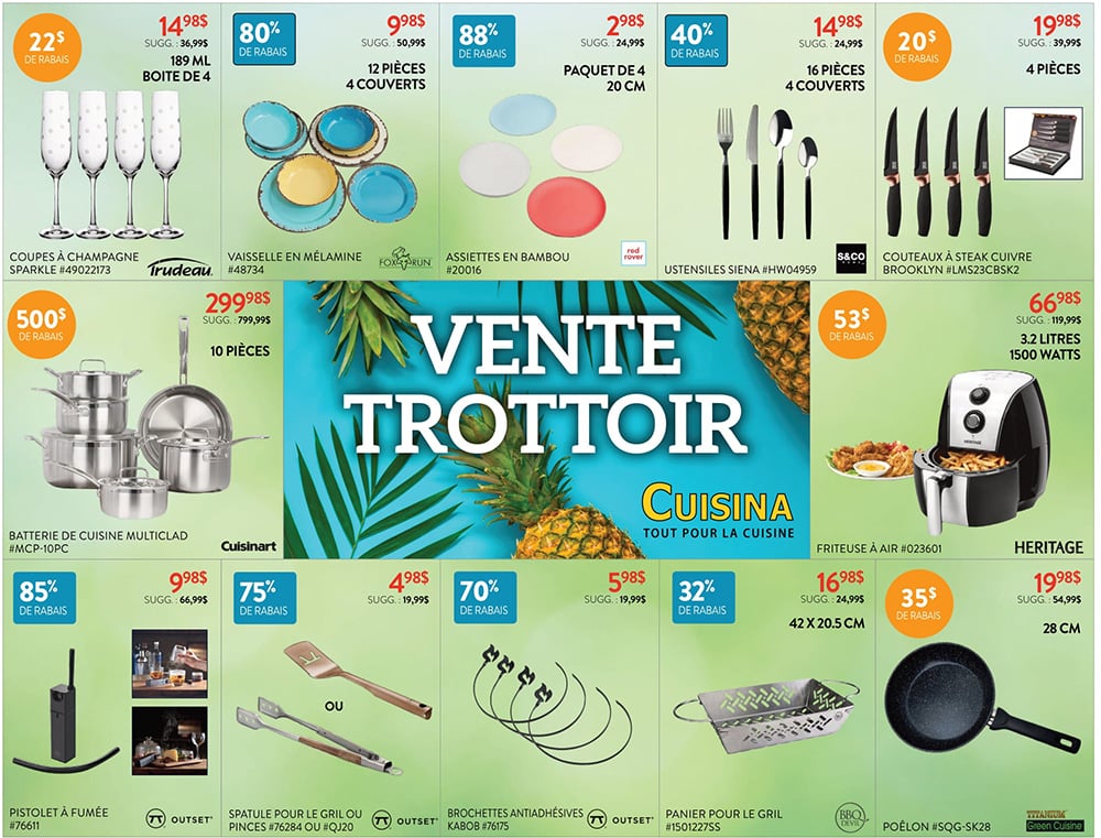 Circulaire Cuisina - Vente Trottoir