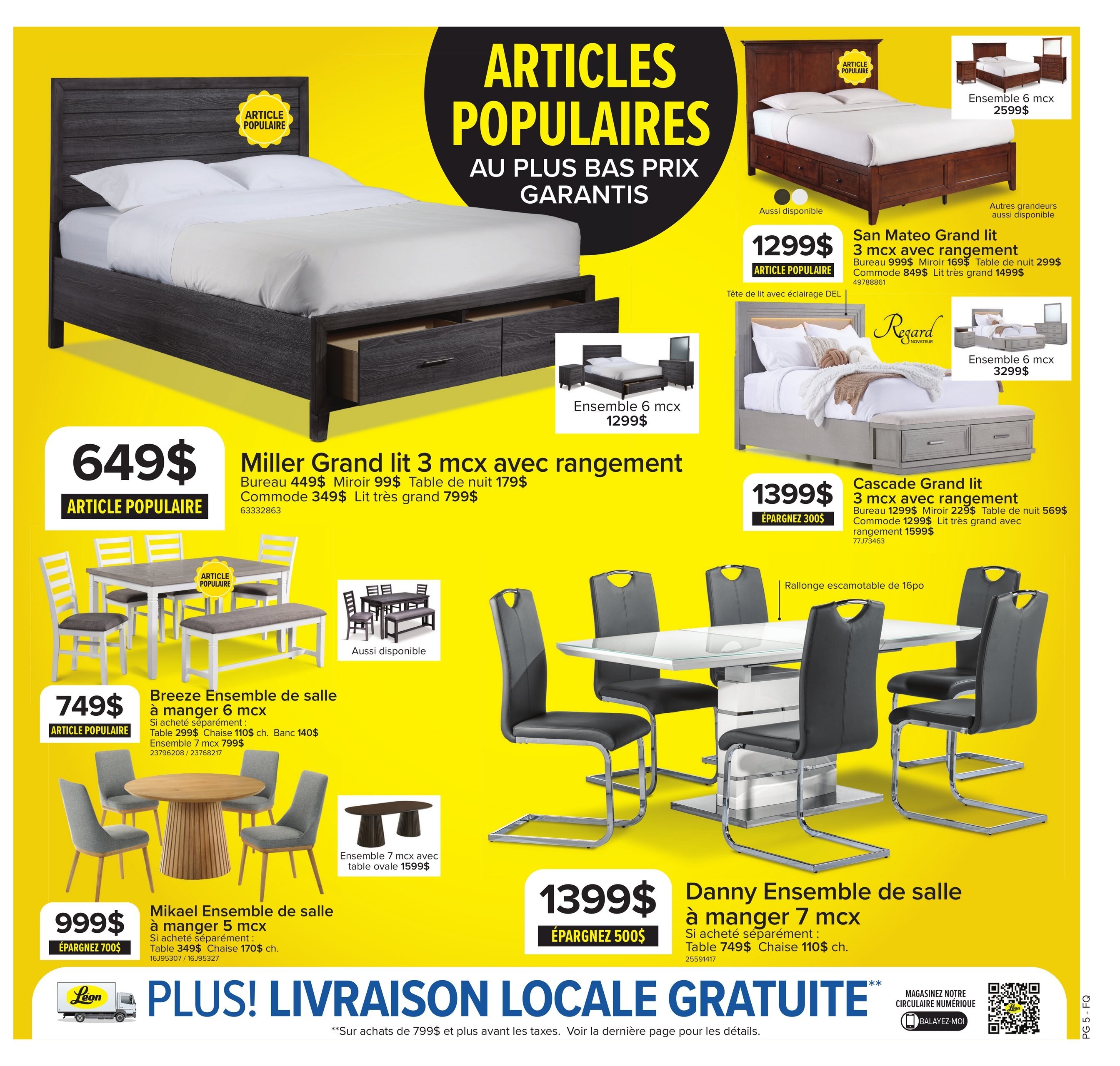 Circulaire Meubles Léon