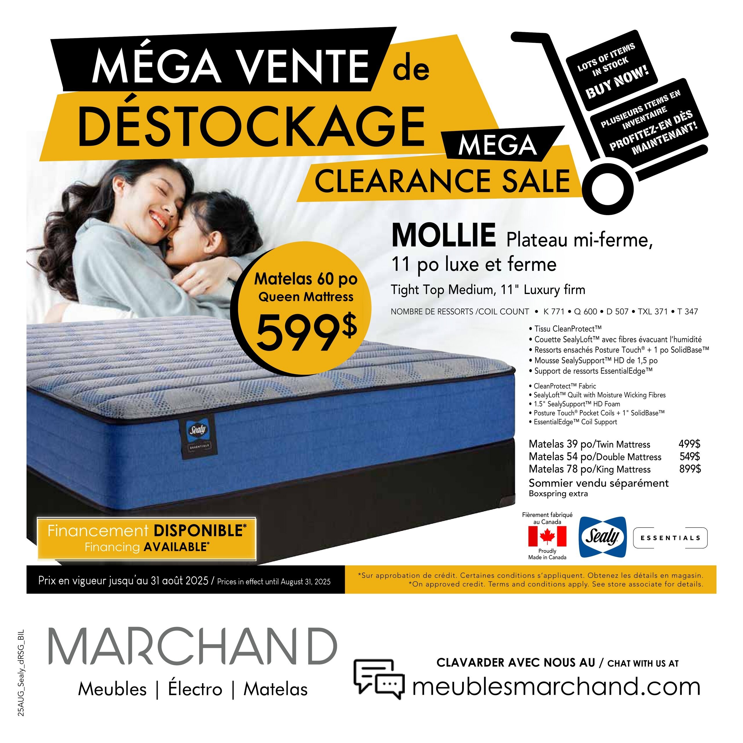 Circulaire Meubles Marchand - Mega Vente de Déstockage