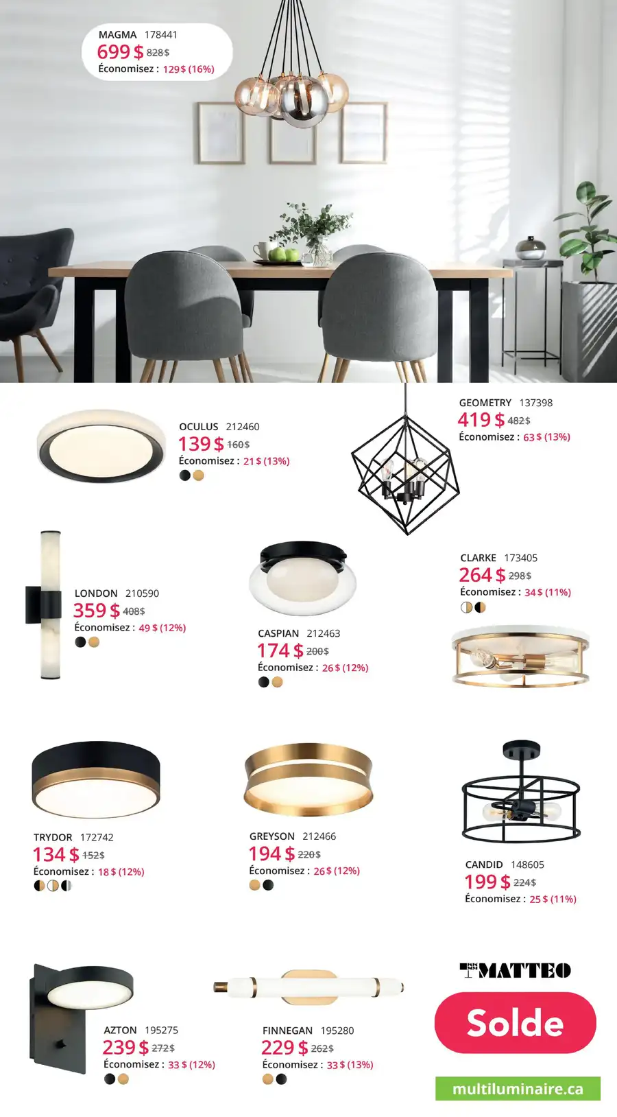 Circulaire Multi Luminaire
