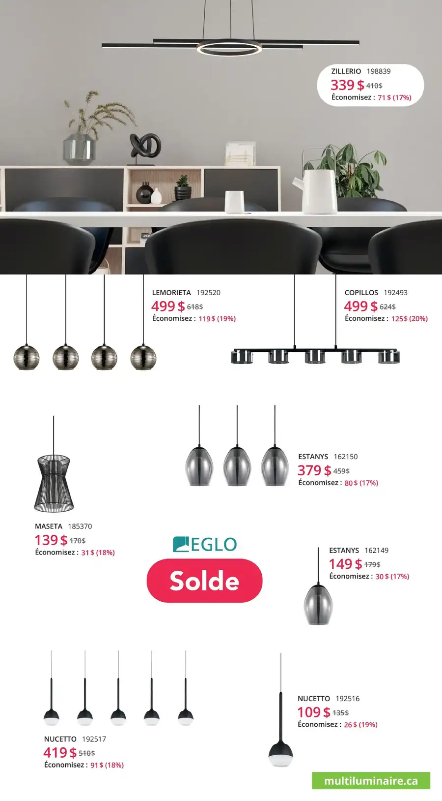 Circulaire Multi Luminaire