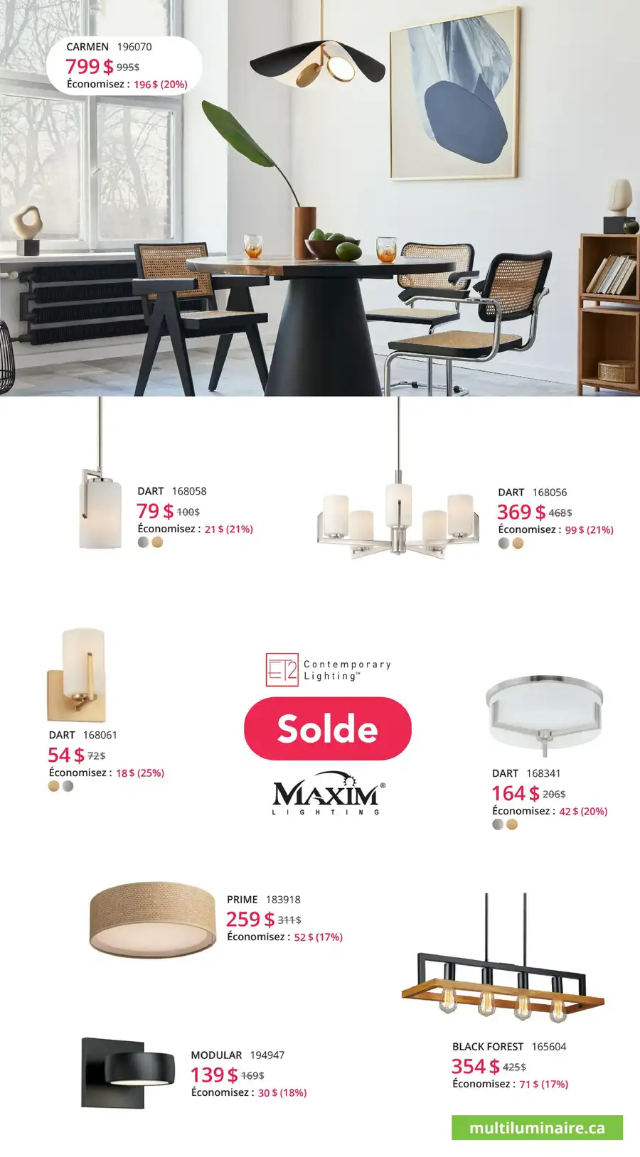 Circulaire Multi Luminaire