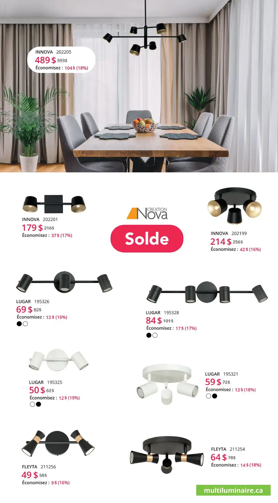 Circulaire Multi Luminaire