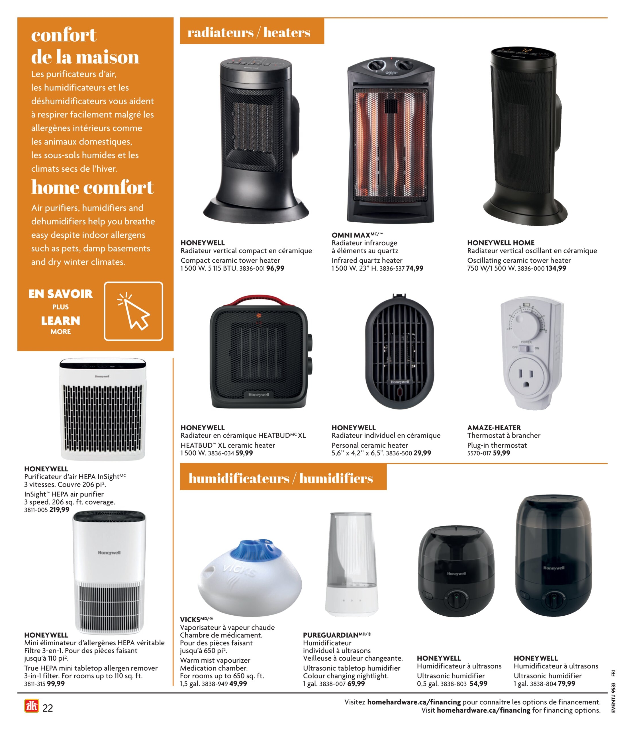 Circulaire Home Hardware - Automne et Hiver