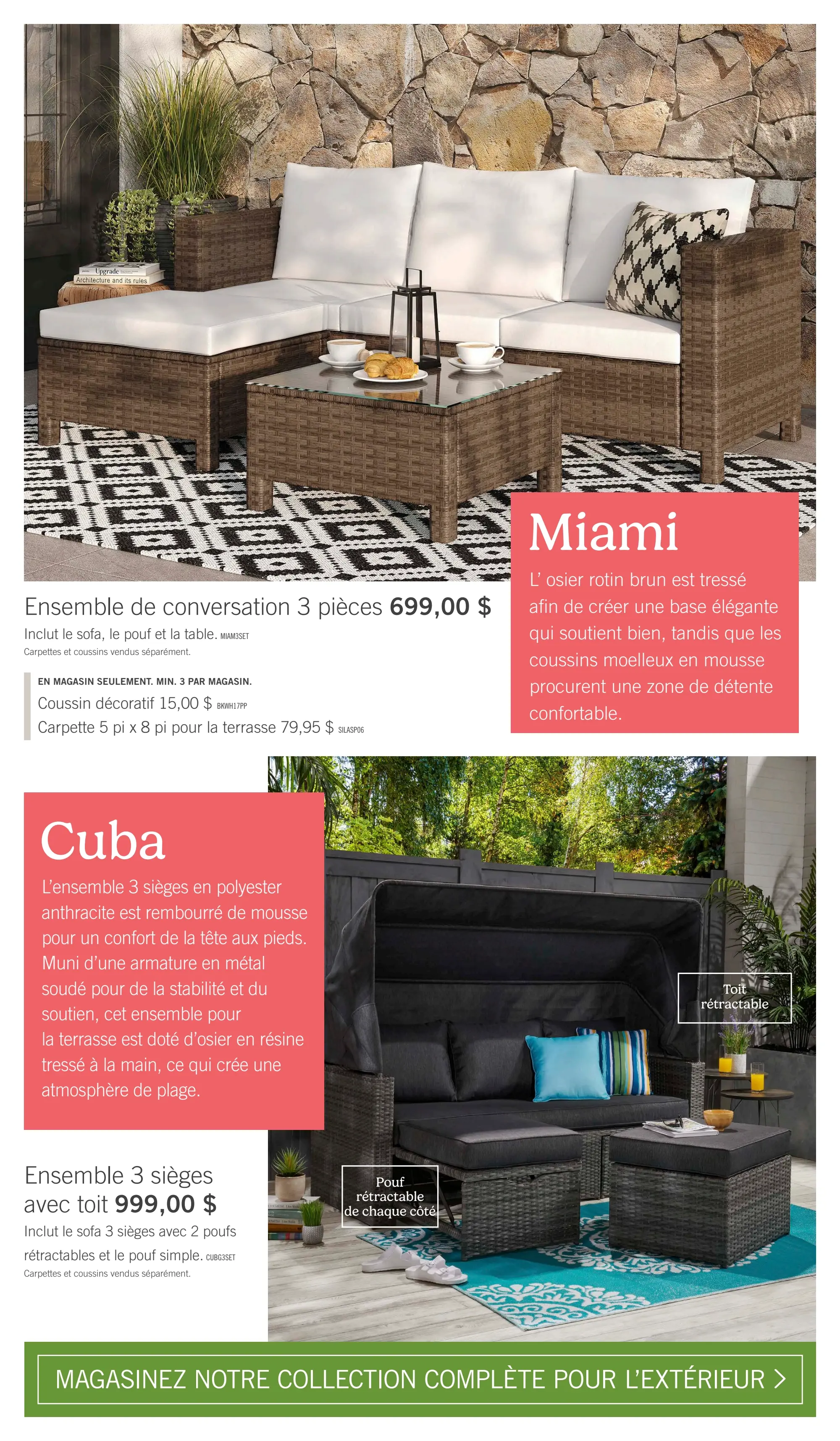 Circulaire Brick - Furnitures Extérieurs