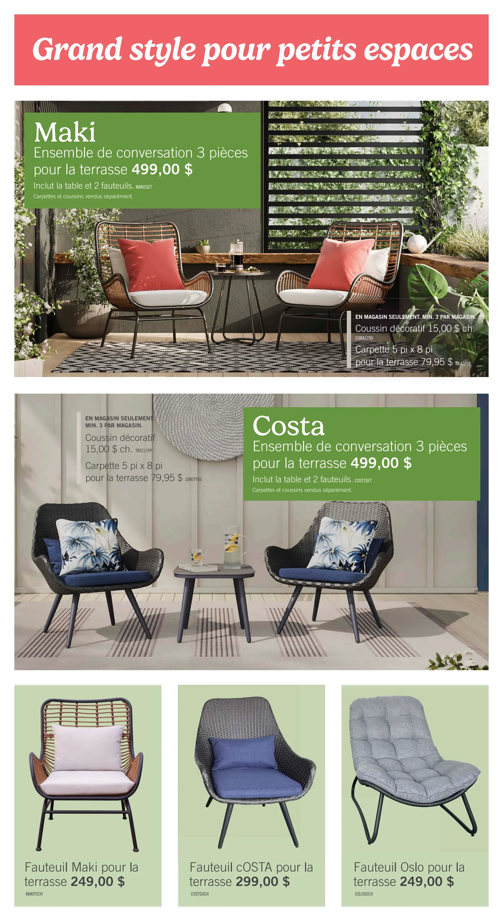 Circulaire Brick - Furnitures Extérieurs