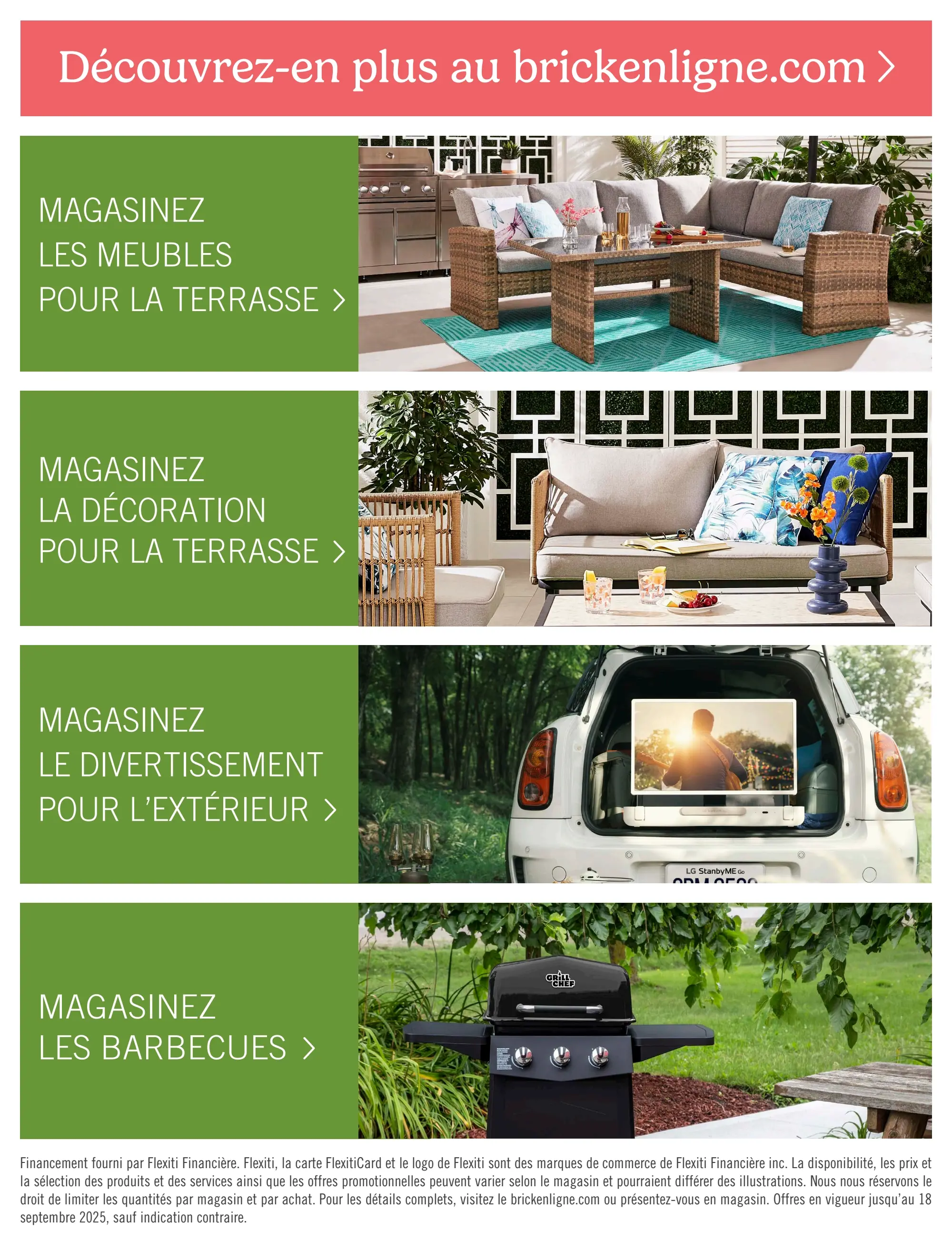 Circulaire Brick - Furnitures Extérieurs