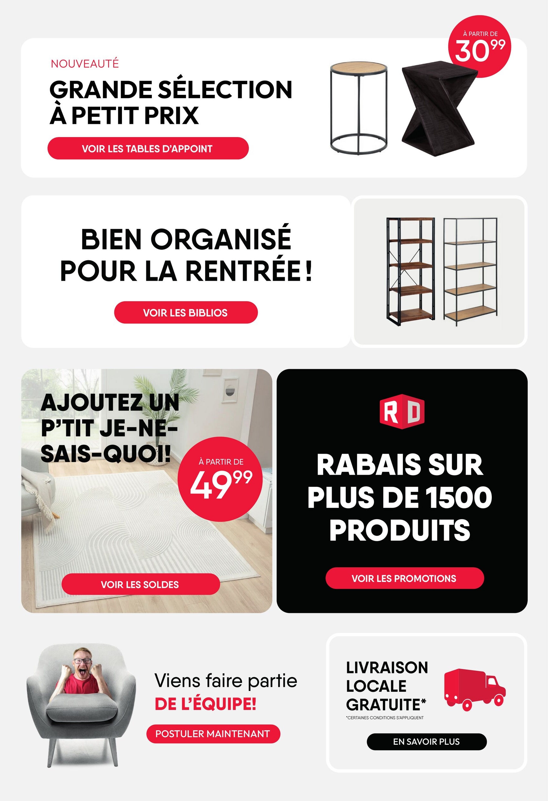 Circulaire Meubles RD