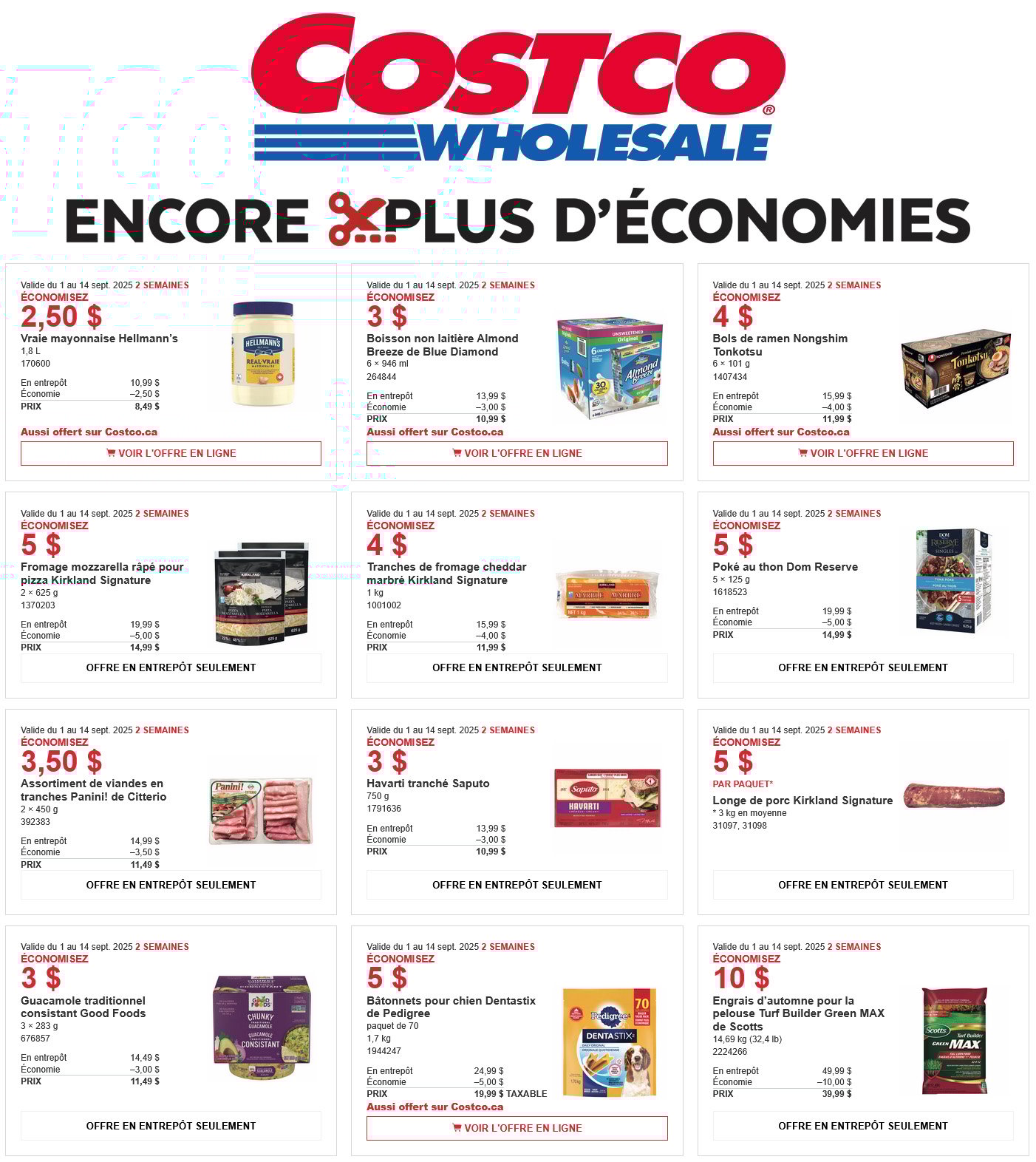 Circulaire Costco