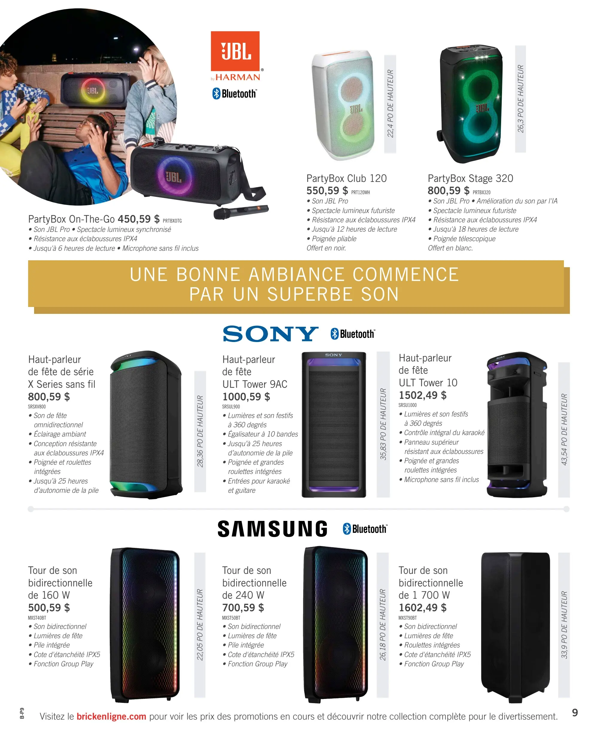Circulaire Brick - Guide de Divertissement 2025