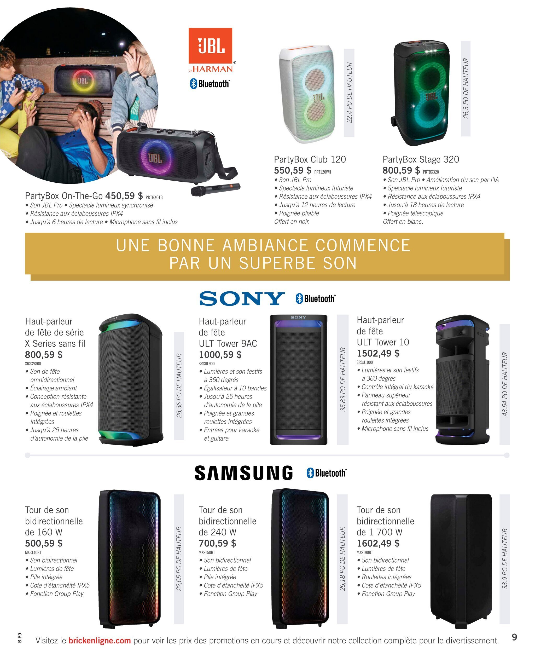 Circulaire Brick - Guide de divertissement 2025