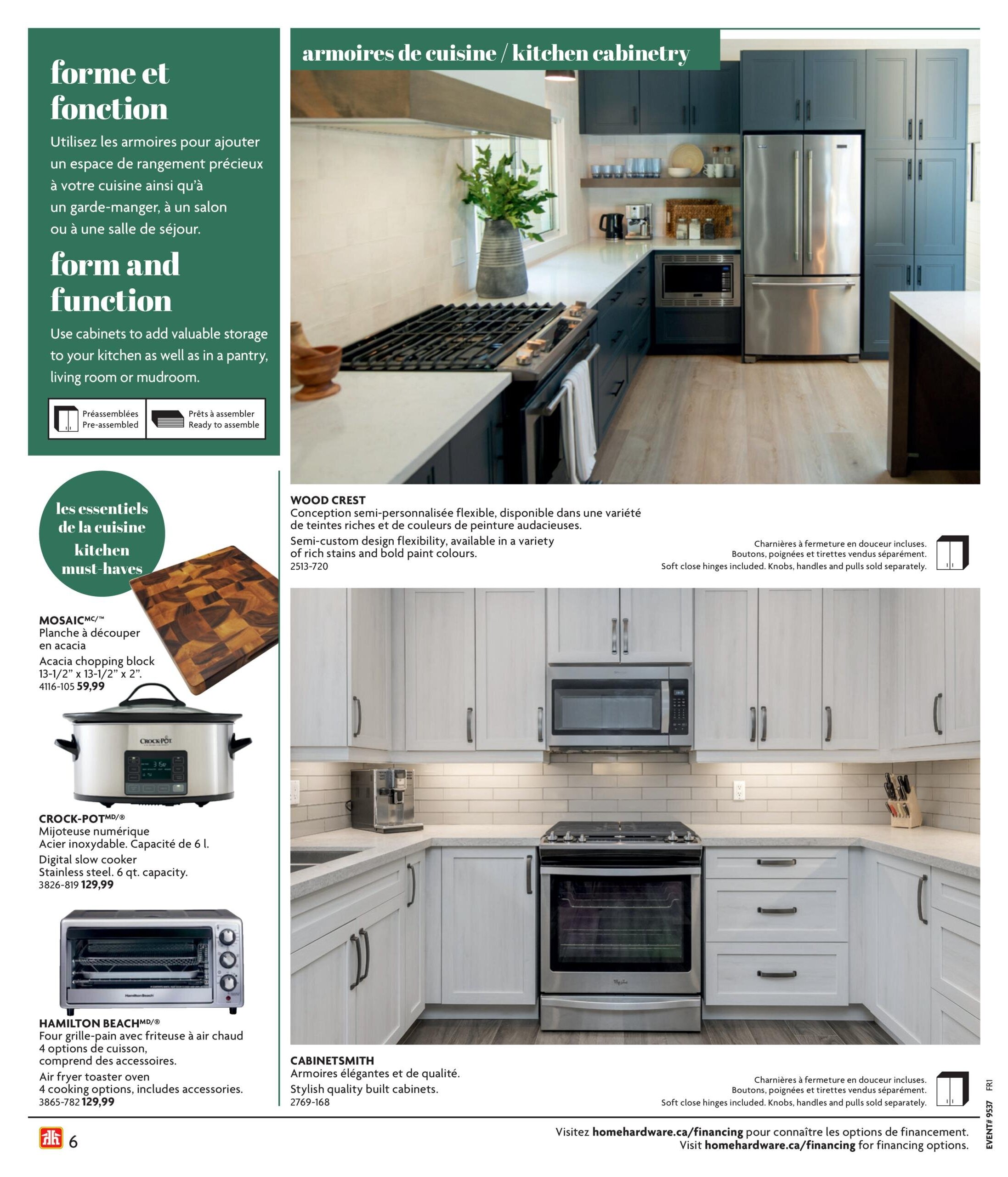Circulaire Home Hardware - Cuisine et salle de bain