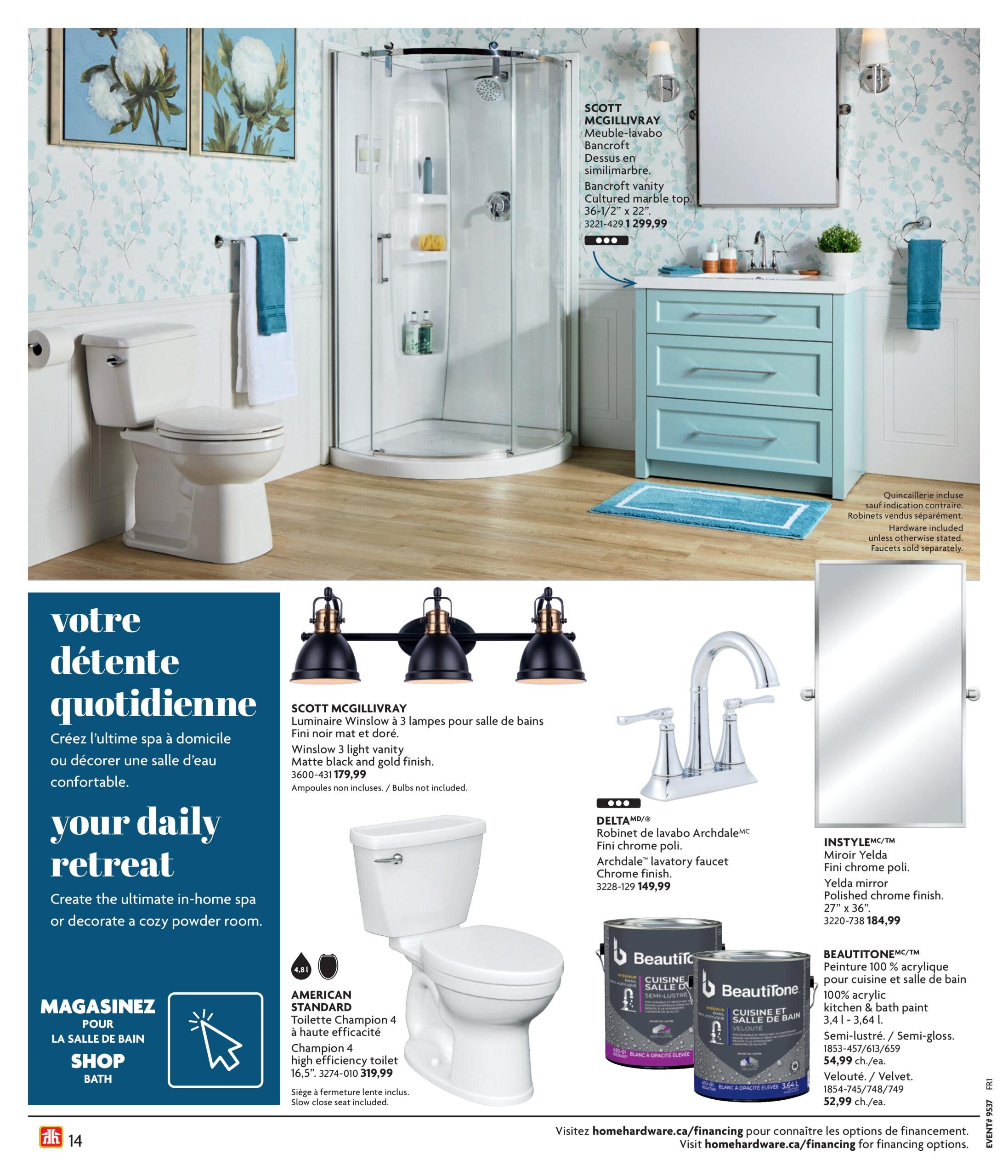 Circulaire Home Hardware - Cuisine et salle de bain
