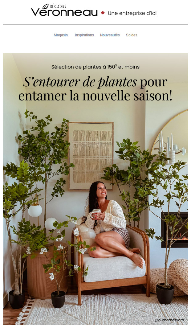 Automne apaisant = intérieur verdoyant