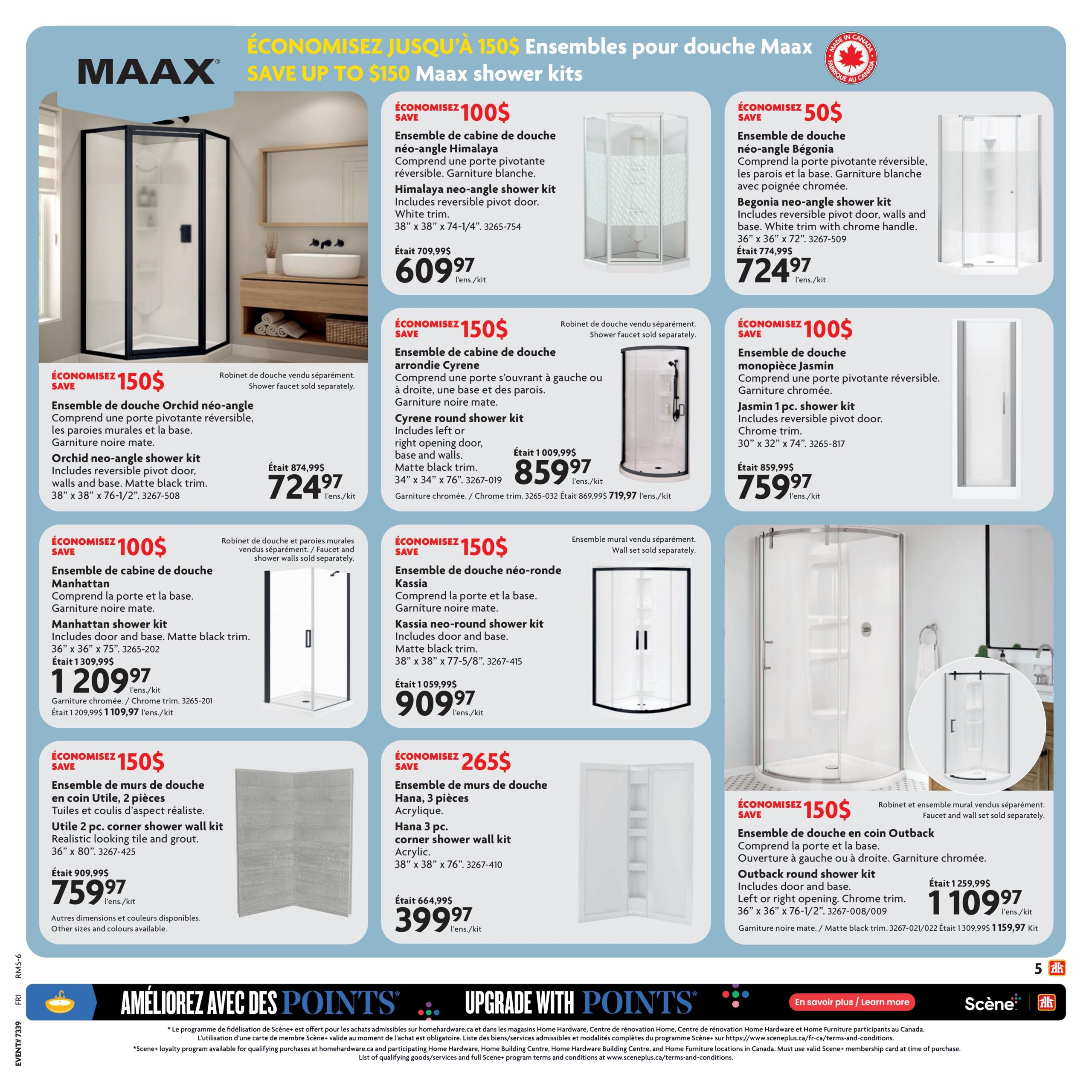 Circulaire Home Hardware - Solde Ultime Salle de bain