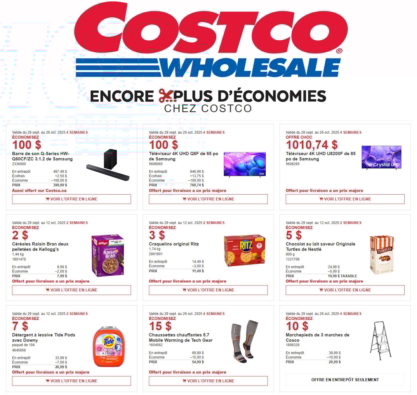 Rabais Costco