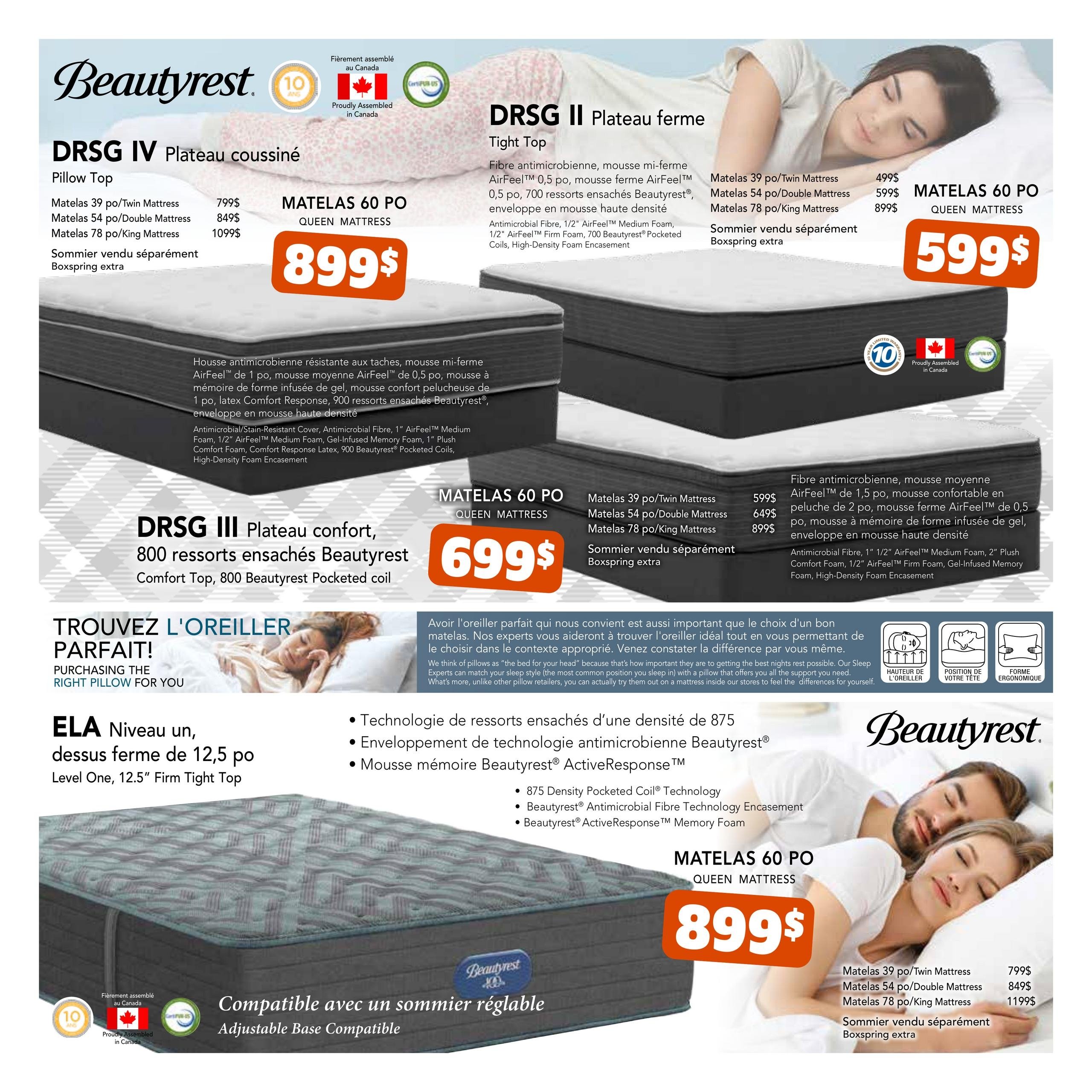 Circulaire Meubles Gilles Émond - Matelas