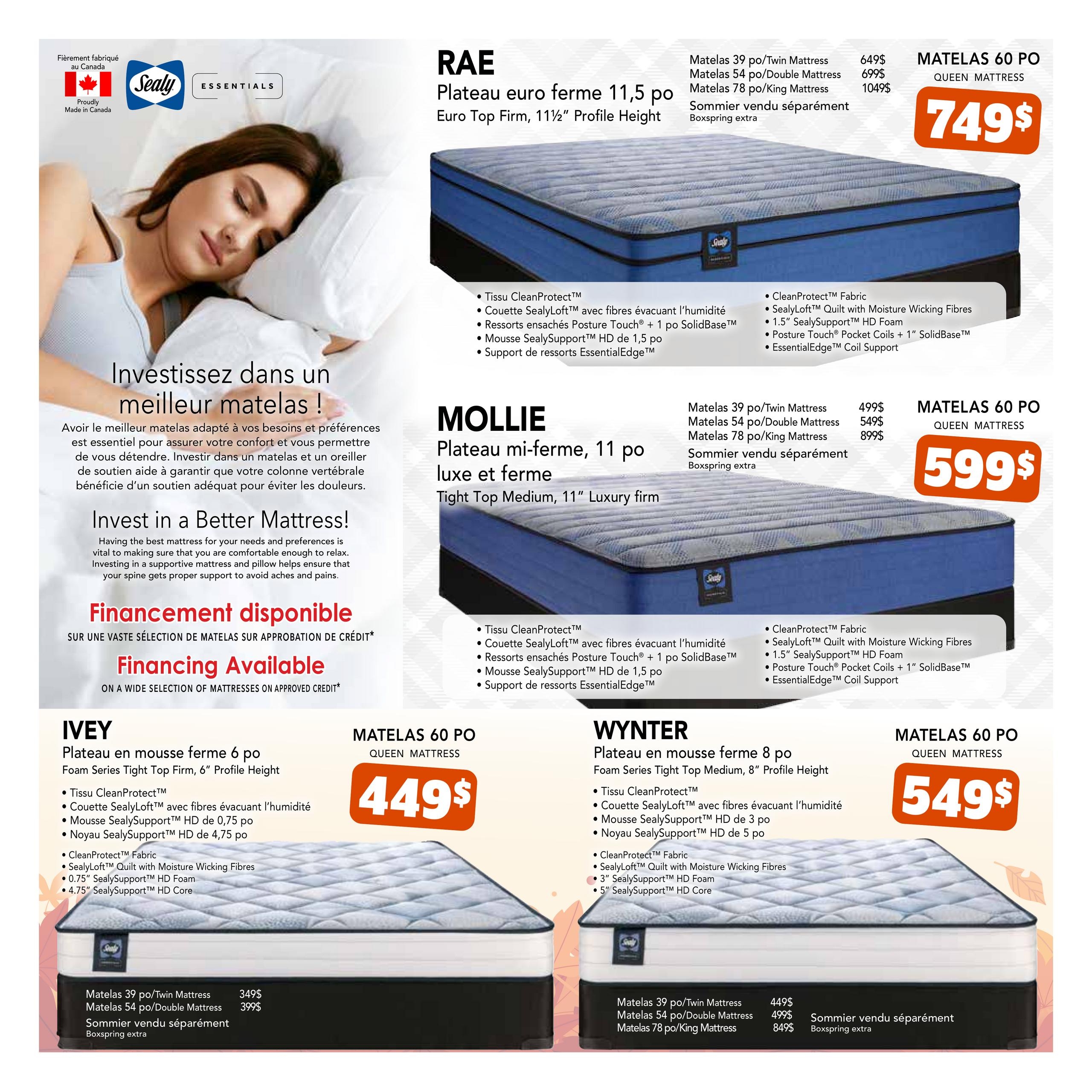 Circulaire Meubles Marchand - Matelas