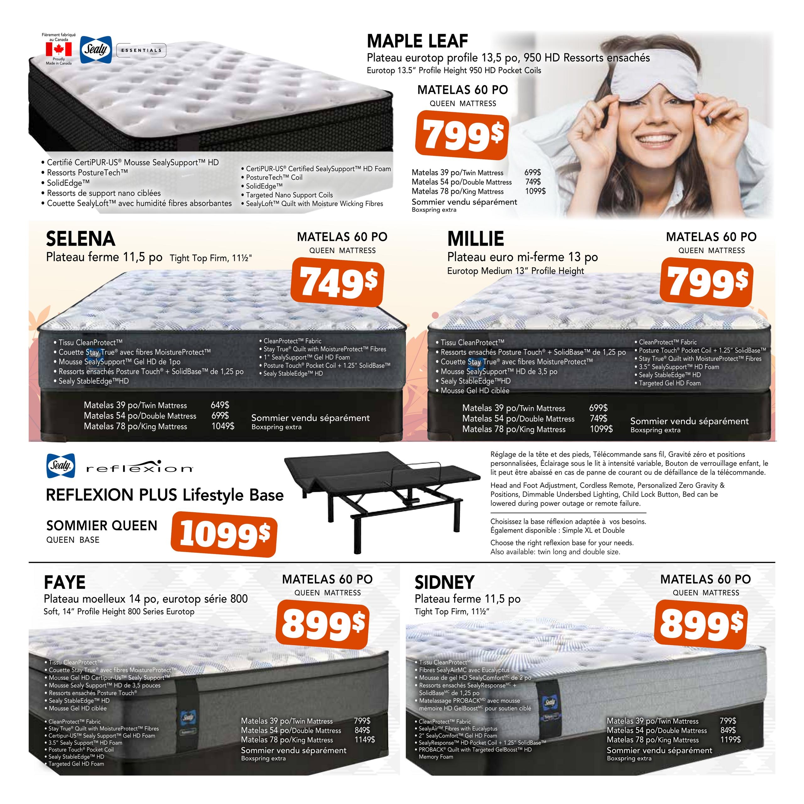 Circulaire Meubles Marchand - Matelas