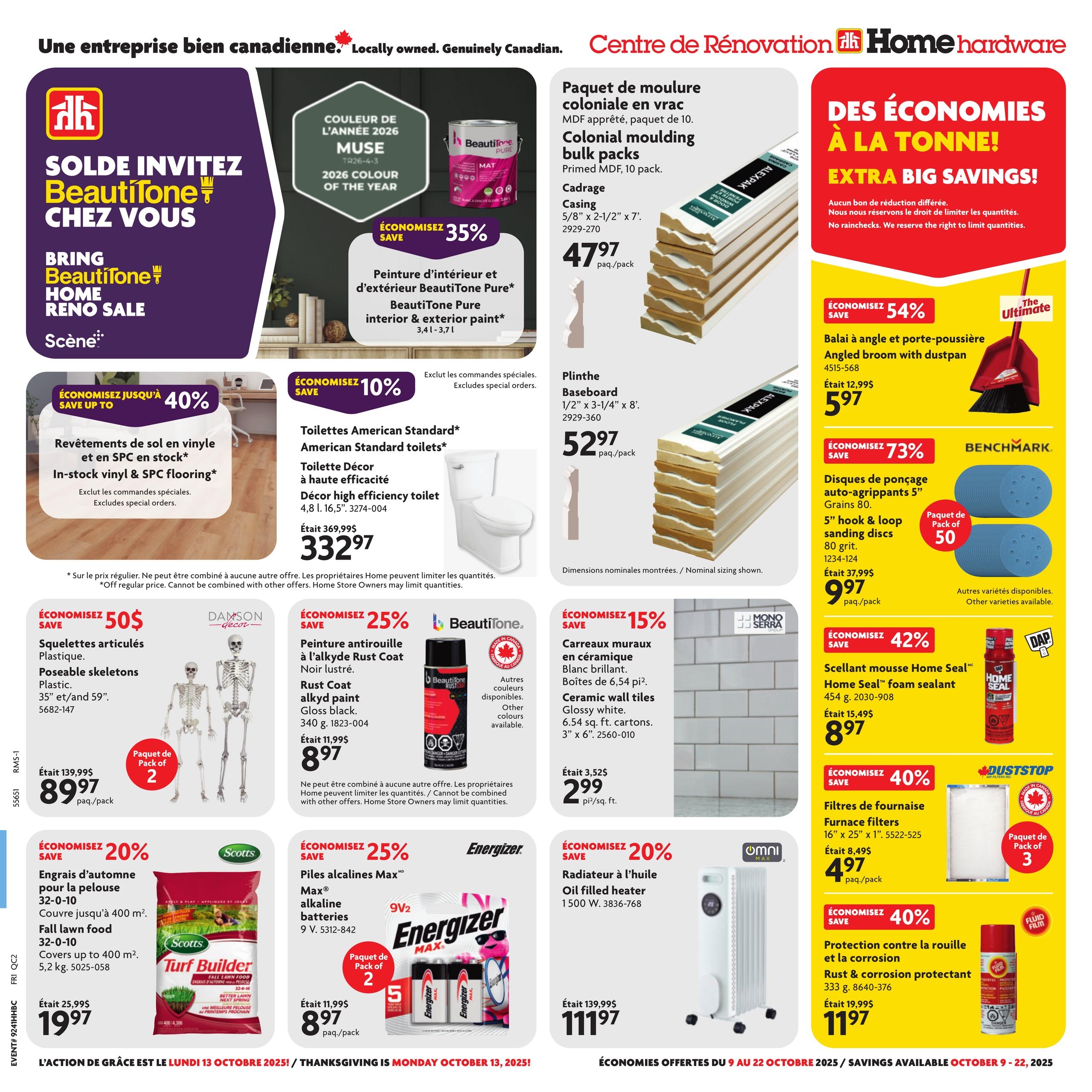 Circulaire Home Hardware - Centre de Rénovation