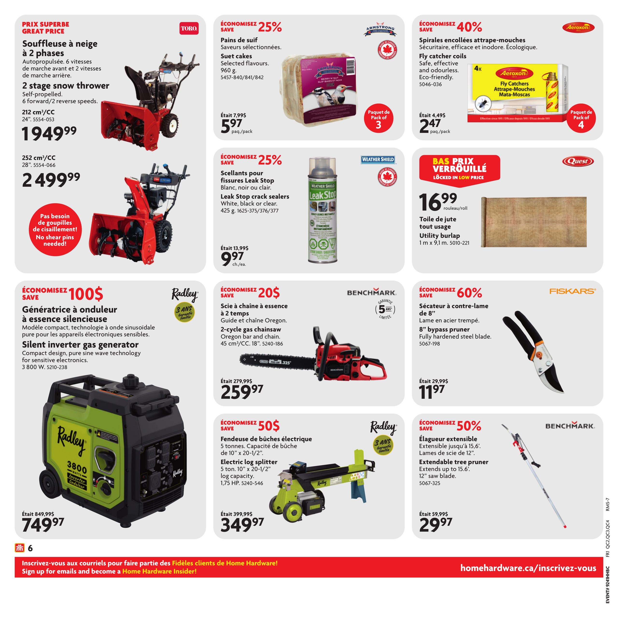 Circulaire Home Hardware - Centre de Rénovation