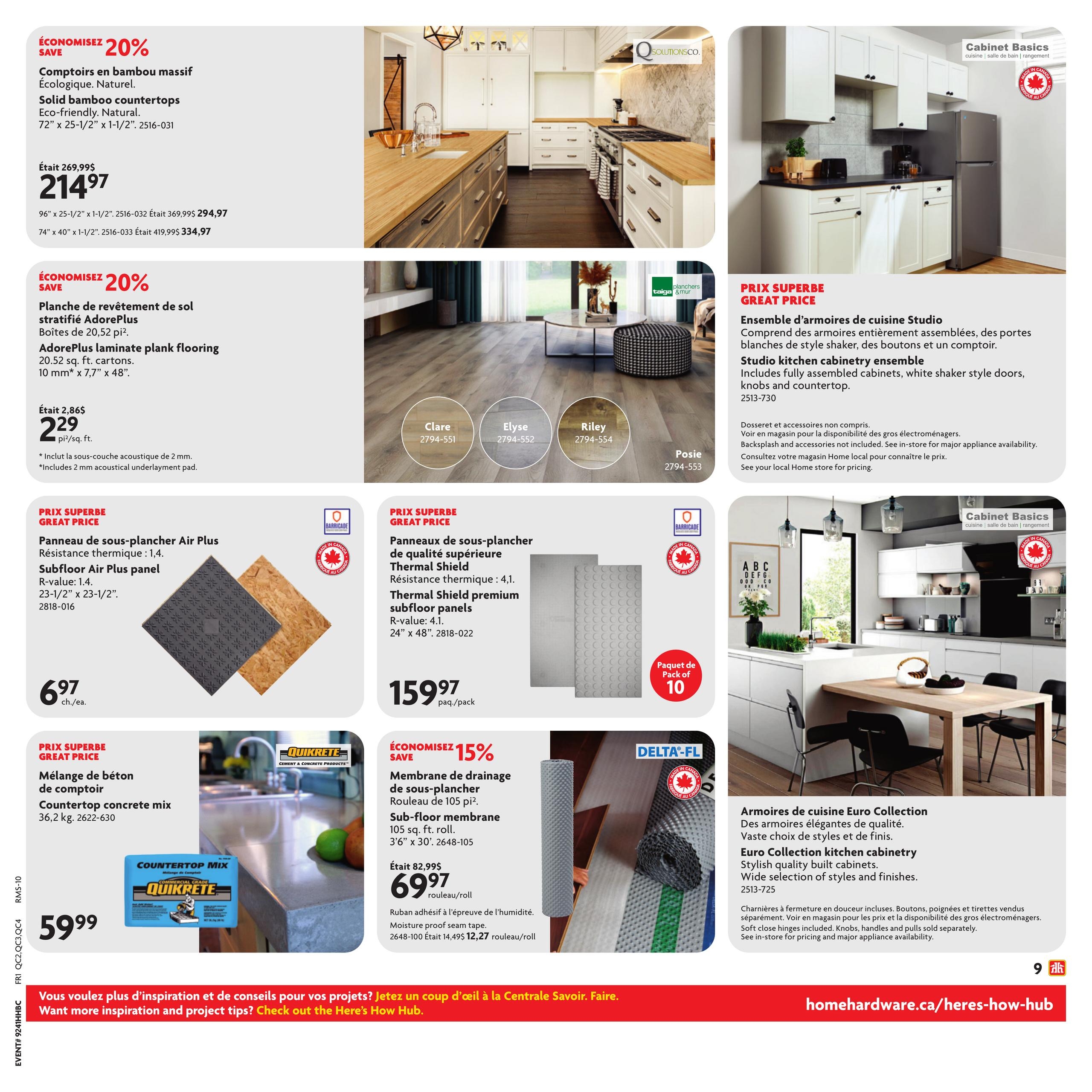 Circulaire Home Hardware - Centre de Rénovation