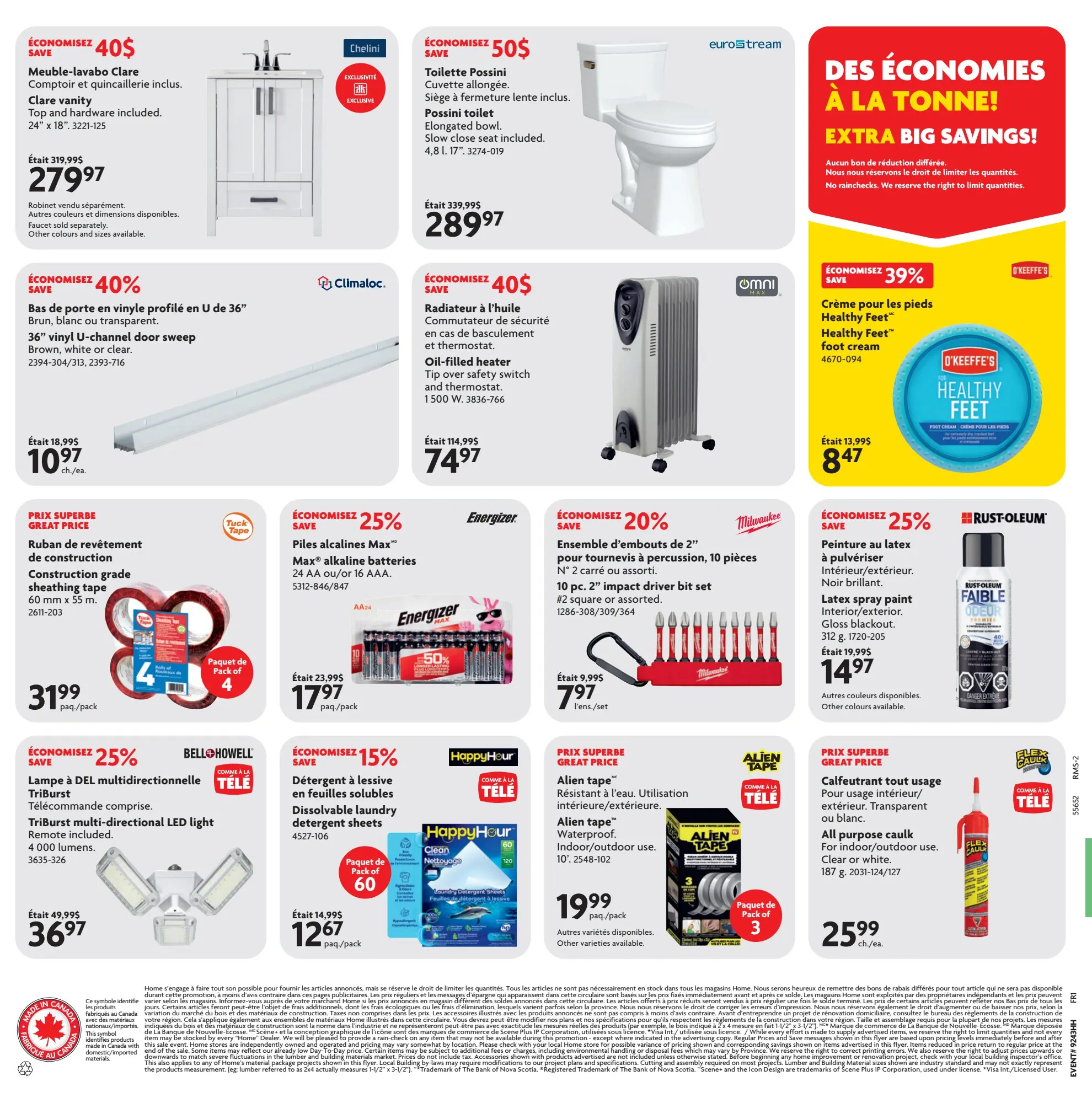 Circulaire Home Hardware