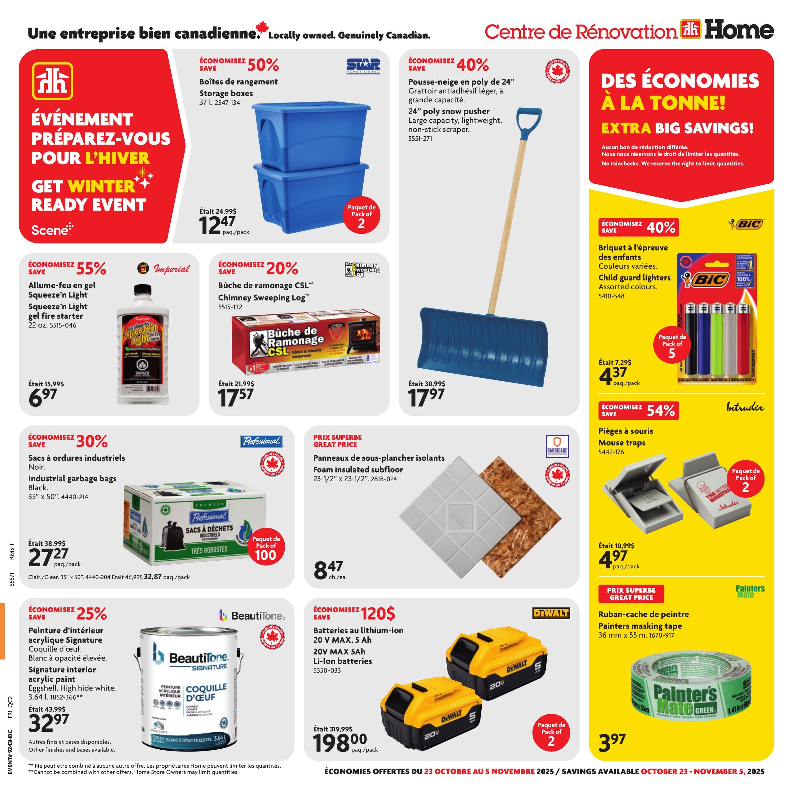 Circulaire Home Hardware - Centre de Rénovation