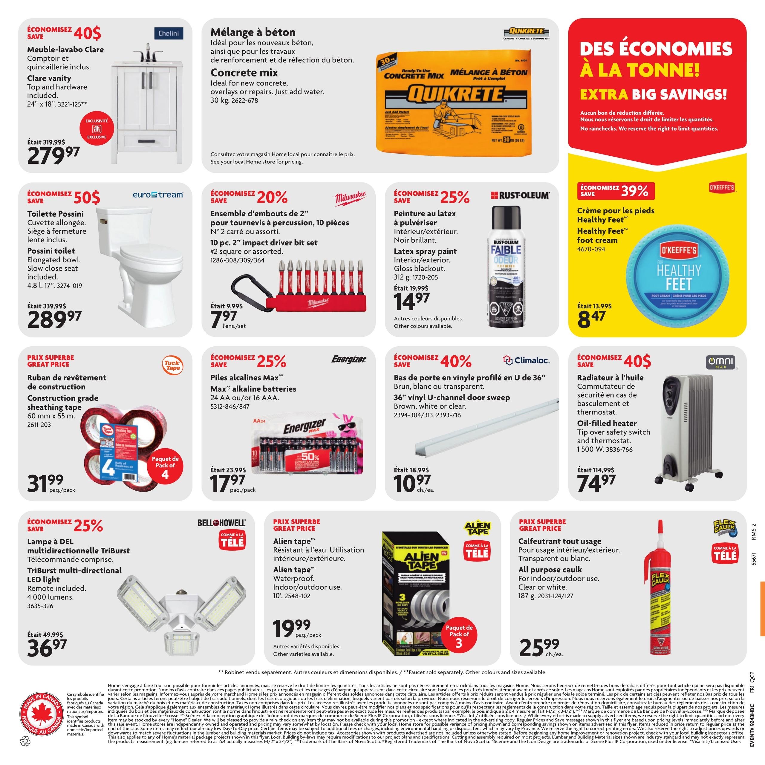 Circulaire Home Hardware - Centre de Rénovation