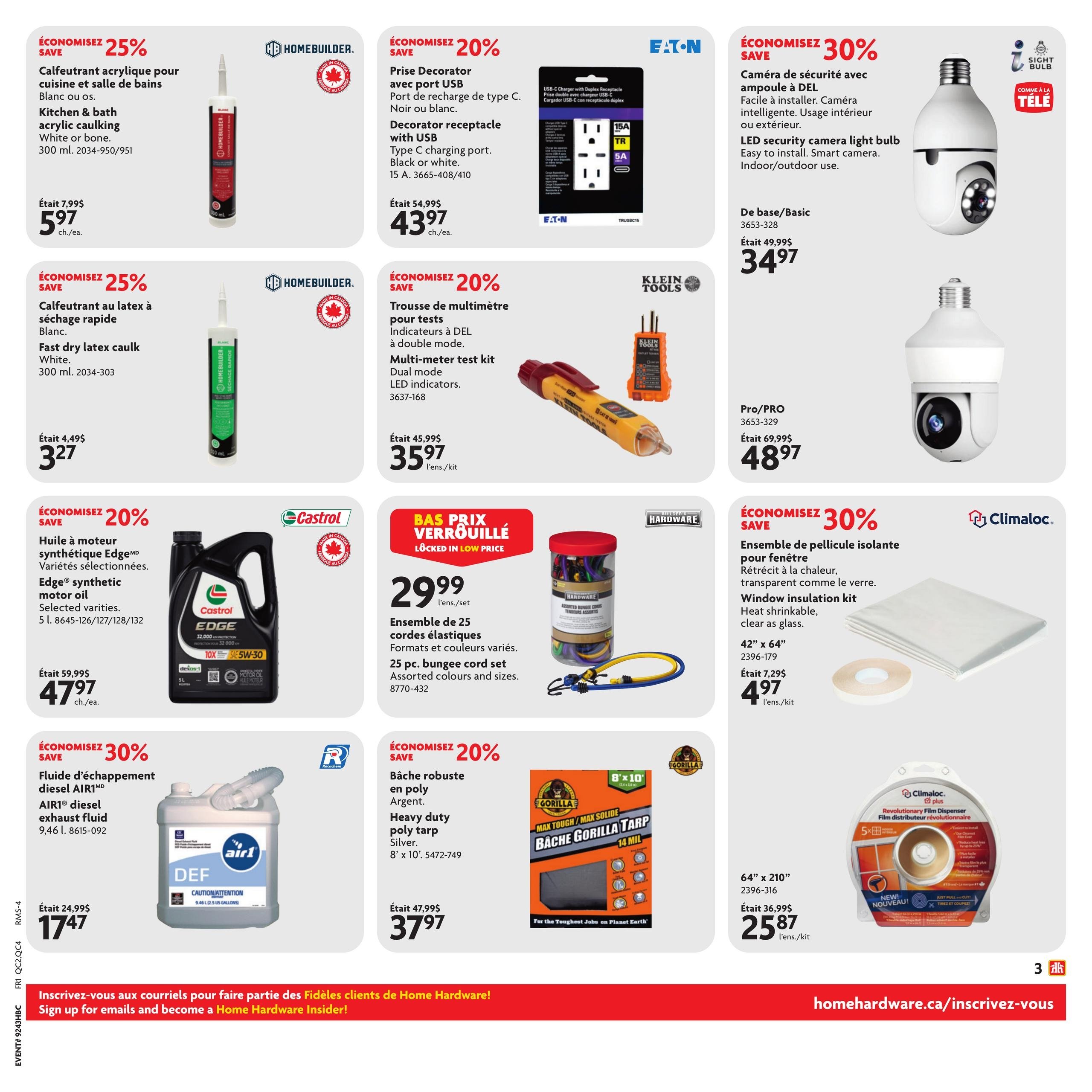 Circulaire Home Hardware - Centre de Rénovation