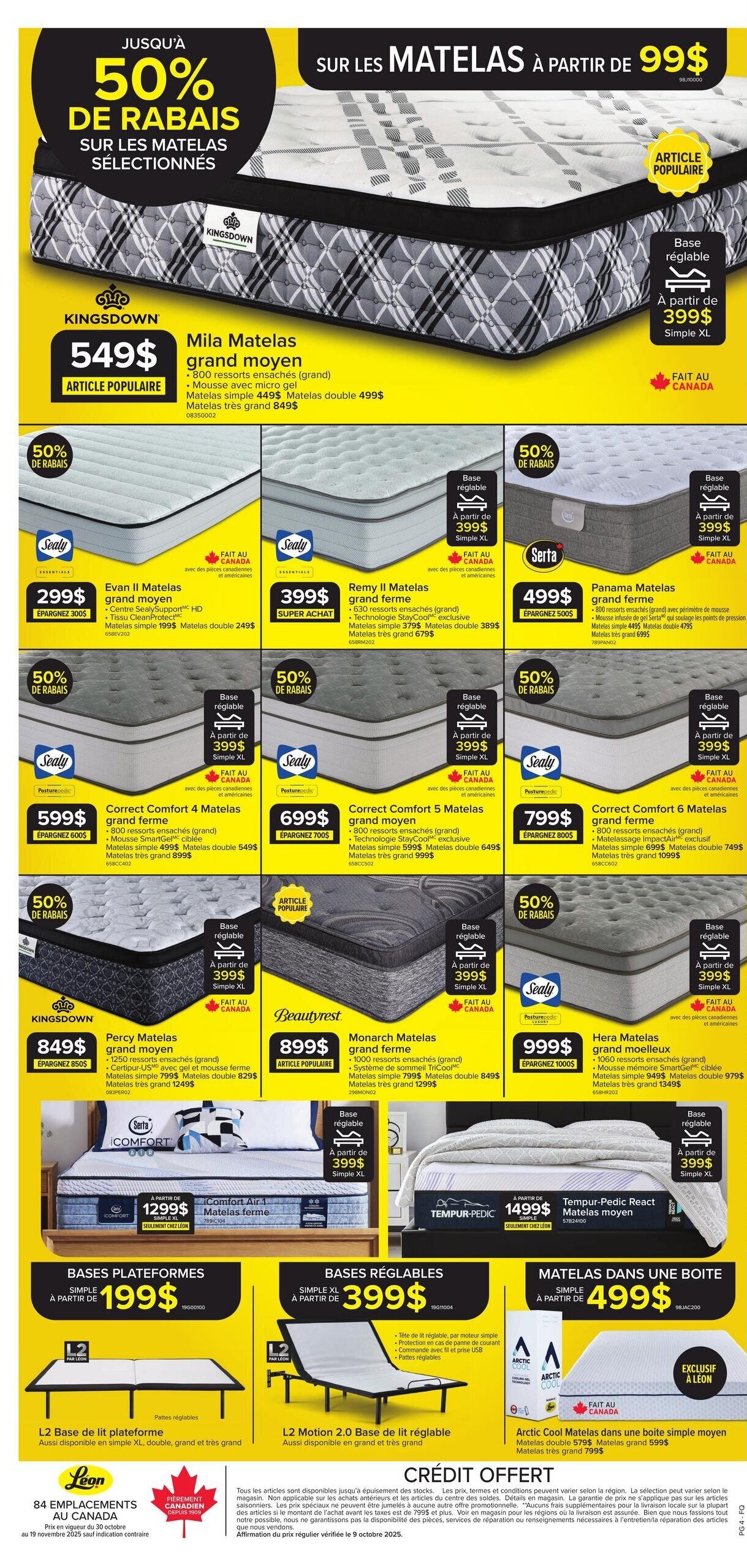 Circulaire Meubles Léon - Solde du Vendredi Fou