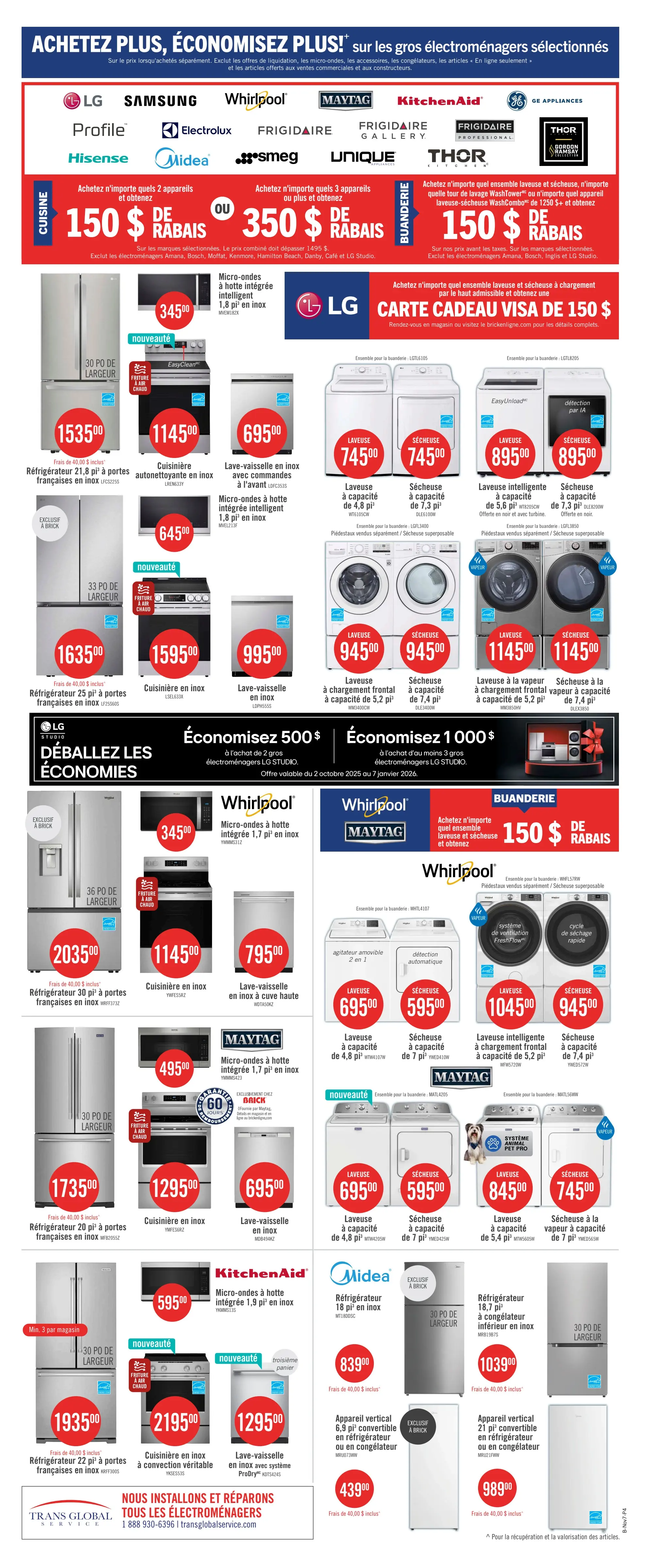 Circulaire Brick - Vendredi Fou