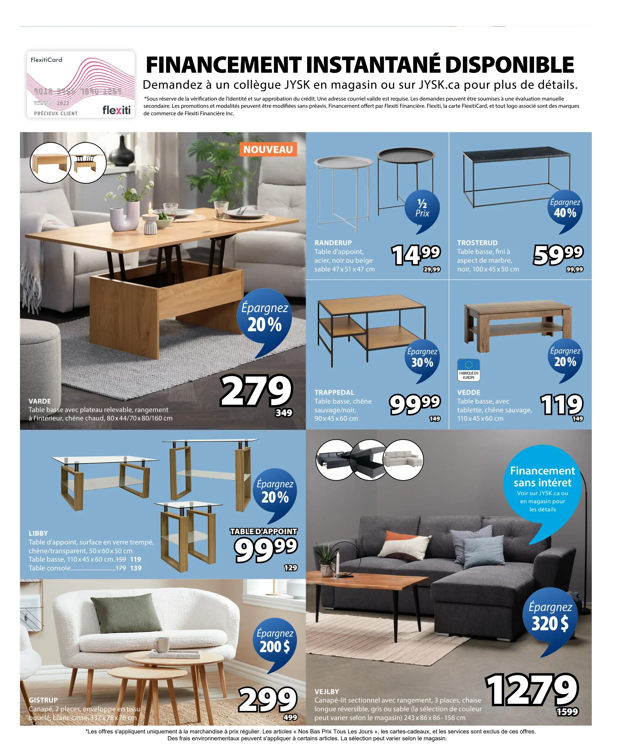 Circulaire Jysk - Solde du Vendredi Fou